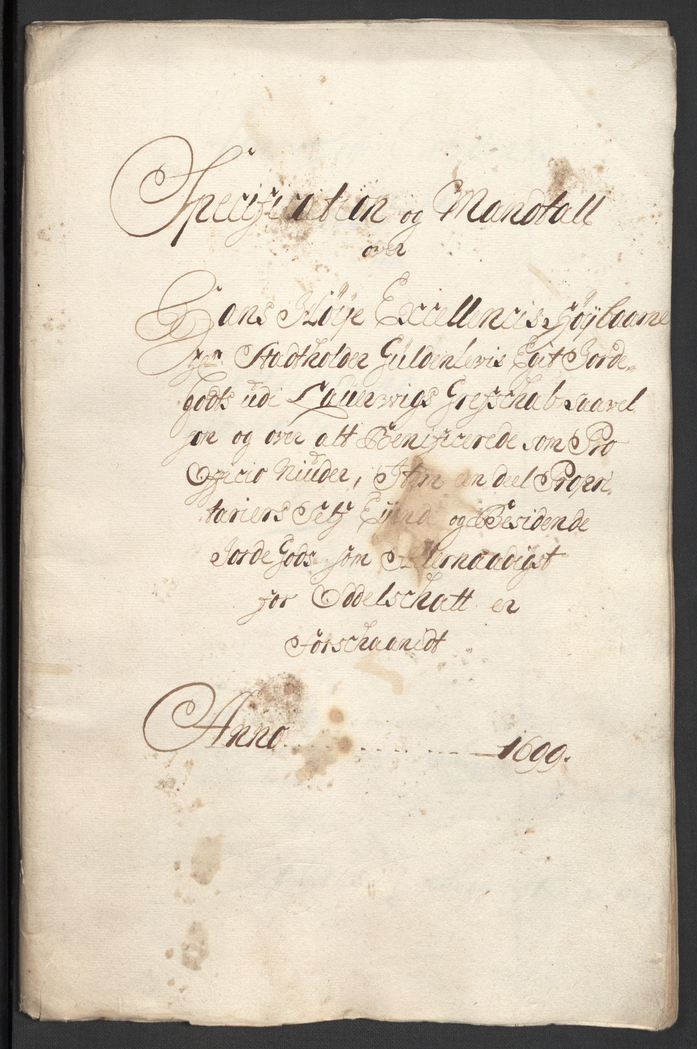 Rentekammeret inntil 1814, Reviderte regnskaper, Fogderegnskap, RA/EA-4092/R33/L1976: Fogderegnskap Larvik grevskap, 1698-1701, s. 124