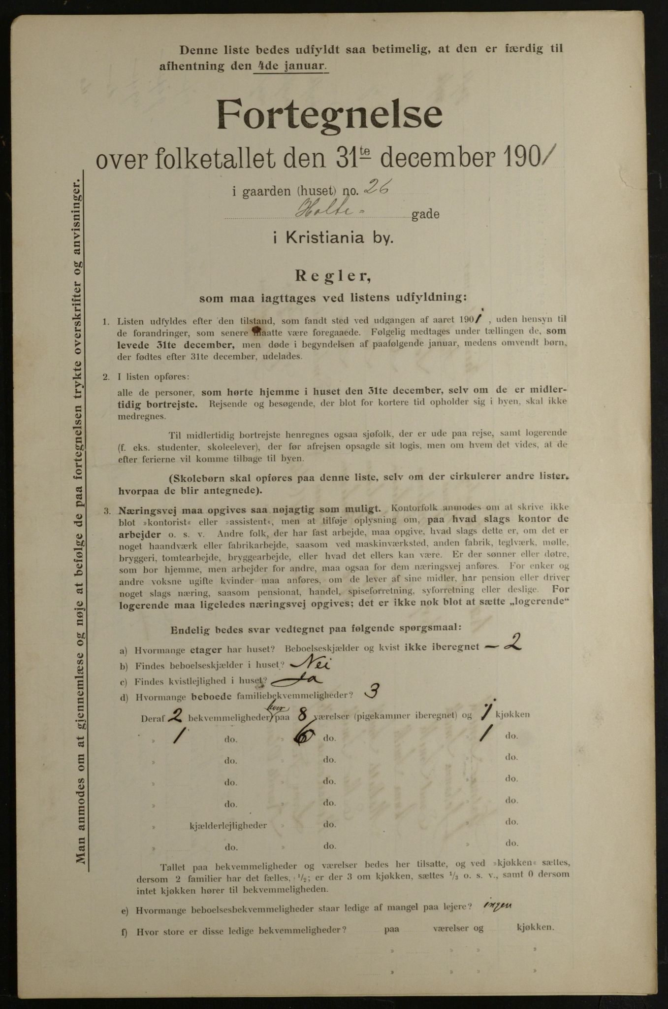 OBA, Kommunal folketelling 31.12.1901 for Kristiania kjøpstad, 1901, s. 6517