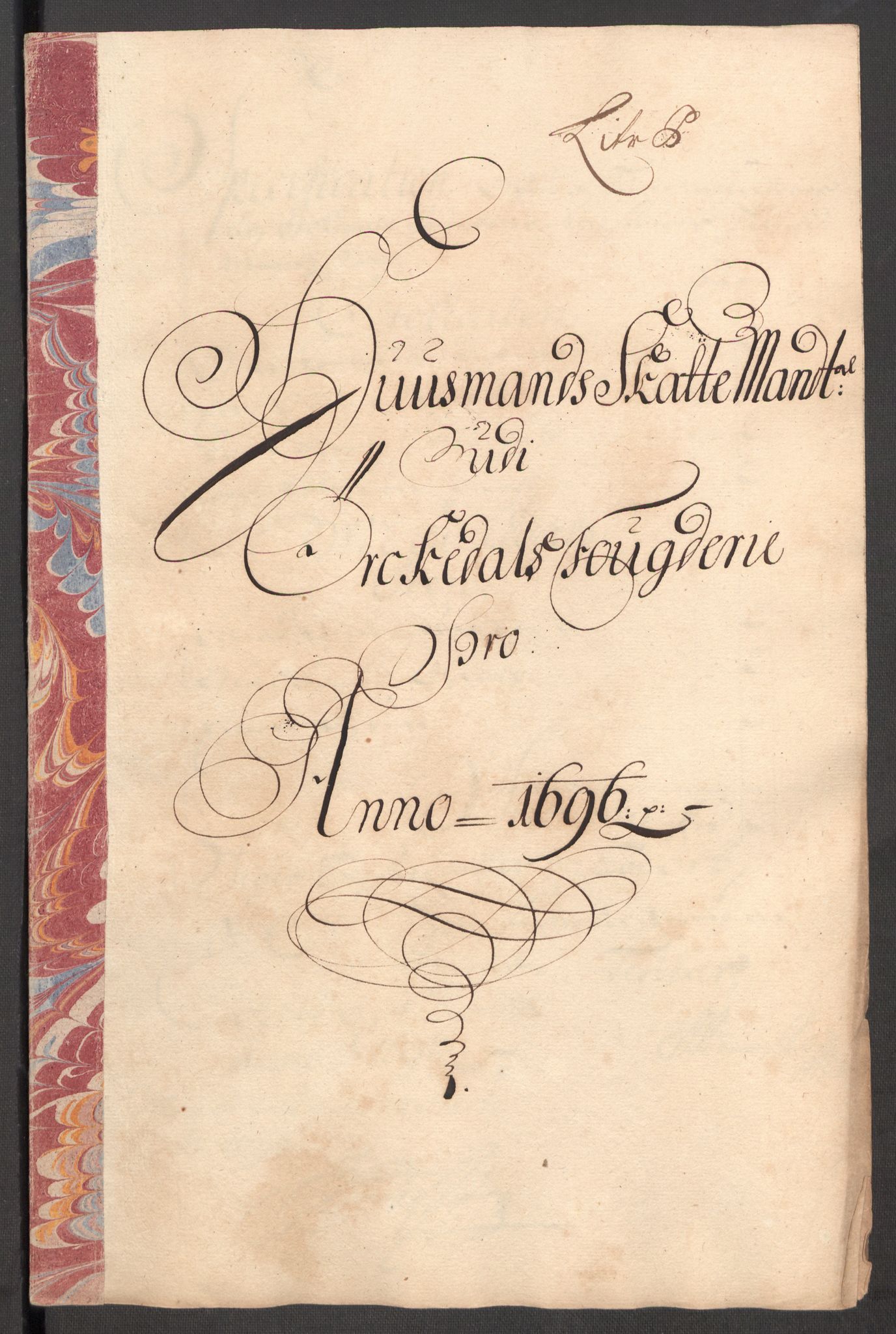 Rentekammeret inntil 1814, Reviderte regnskaper, Fogderegnskap, AV/RA-EA-4092/R60/L3946: Fogderegnskap Orkdal og Gauldal, 1696, s. 209