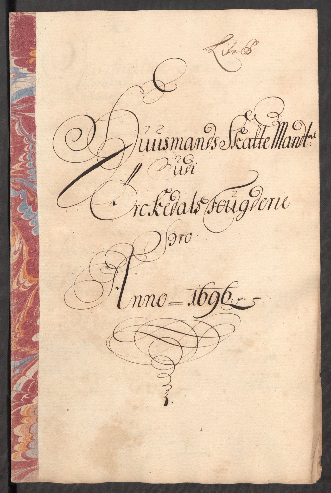 Rentekammeret inntil 1814, Reviderte regnskaper, Fogderegnskap, RA/EA-4092/R60/L3946: Fogderegnskap Orkdal og Gauldal, 1696, s. 209