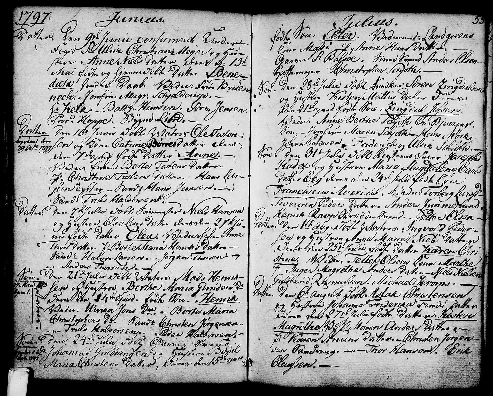 Larvik kirkebøker, AV/SAKO-A-352/G/Ga/L0001: Klokkerbok nr. I 1, 1785-1807, s. 55
