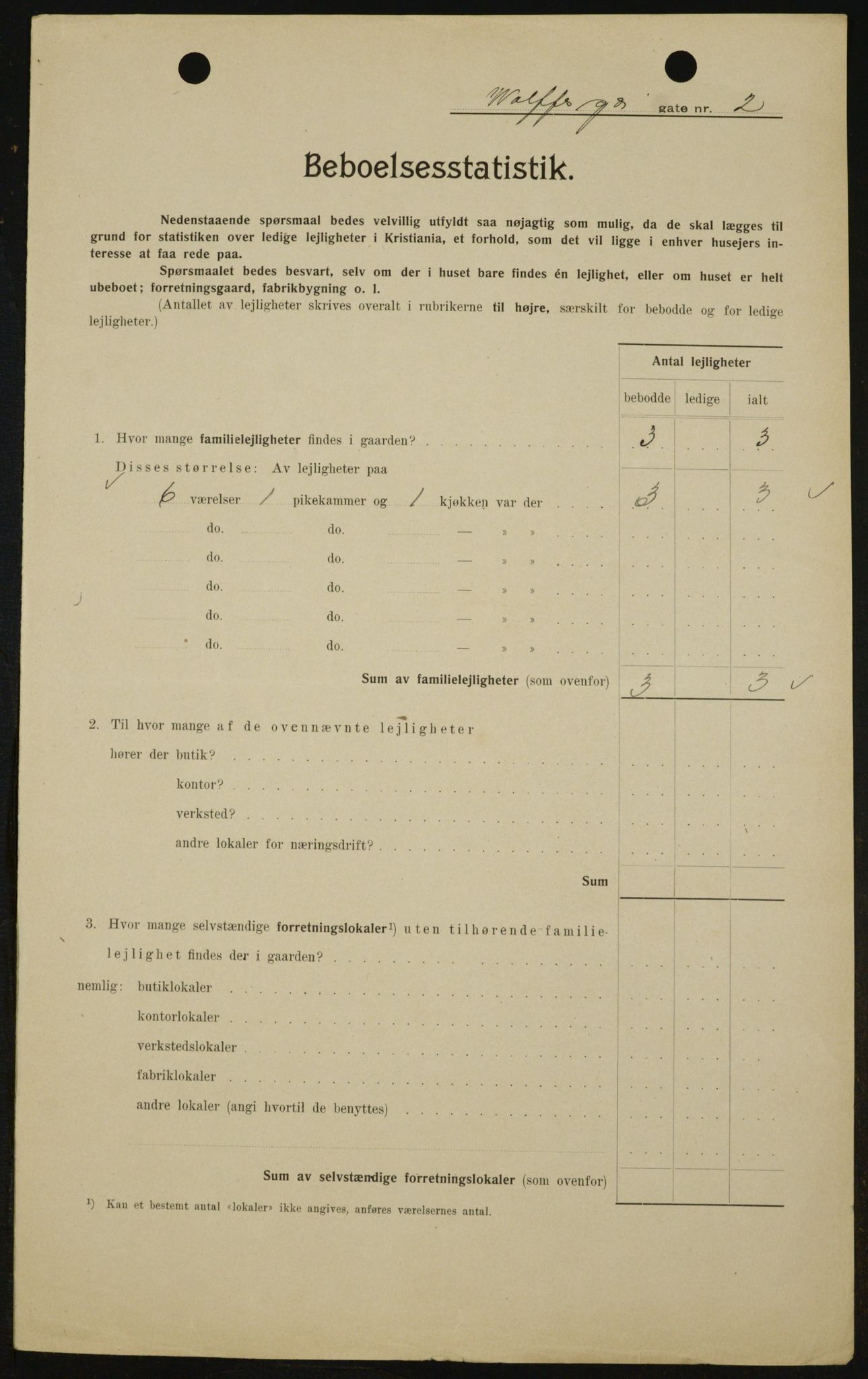 OBA, Kommunal folketelling 1.2.1909 for Kristiania kjøpstad, 1909, s. 116672