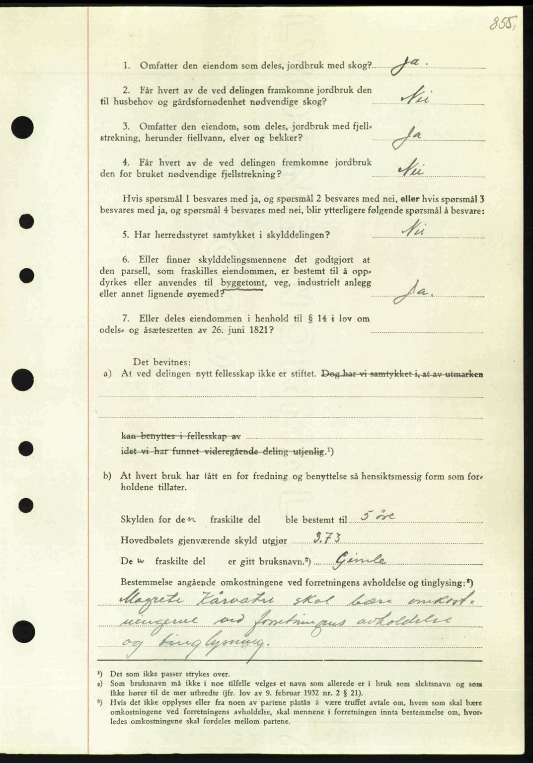 Nordmøre sorenskriveri, AV/SAT-A-4132/1/2/2Ca: Pantebok nr. A103, 1946-1947, Dagboknr: 104/1947