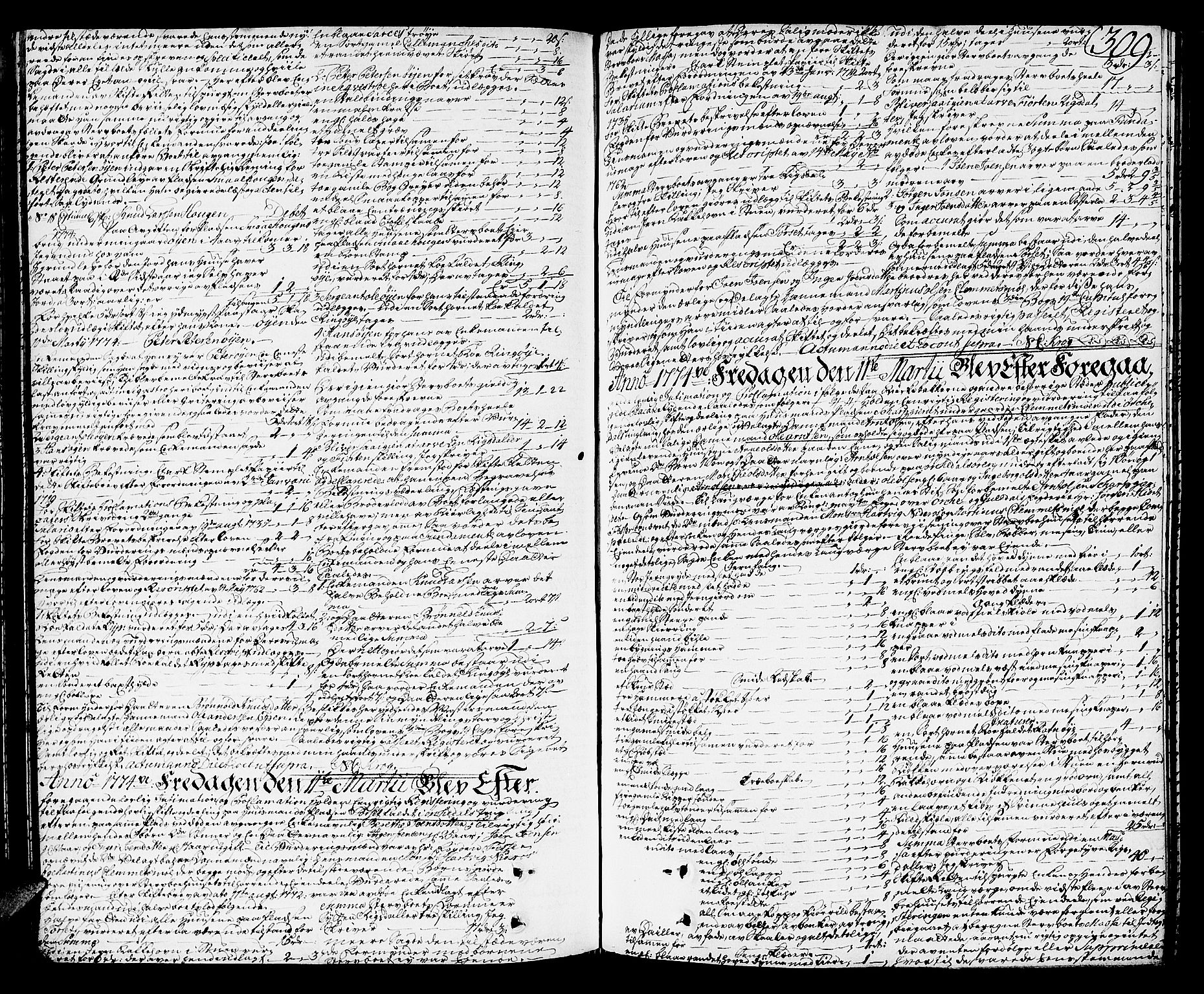 Orkdal sorenskriveri, SAT/A-4169/1/3/3Aa/L0007: Skifteprotokoller, 1767-1782, s. 308b-309a
