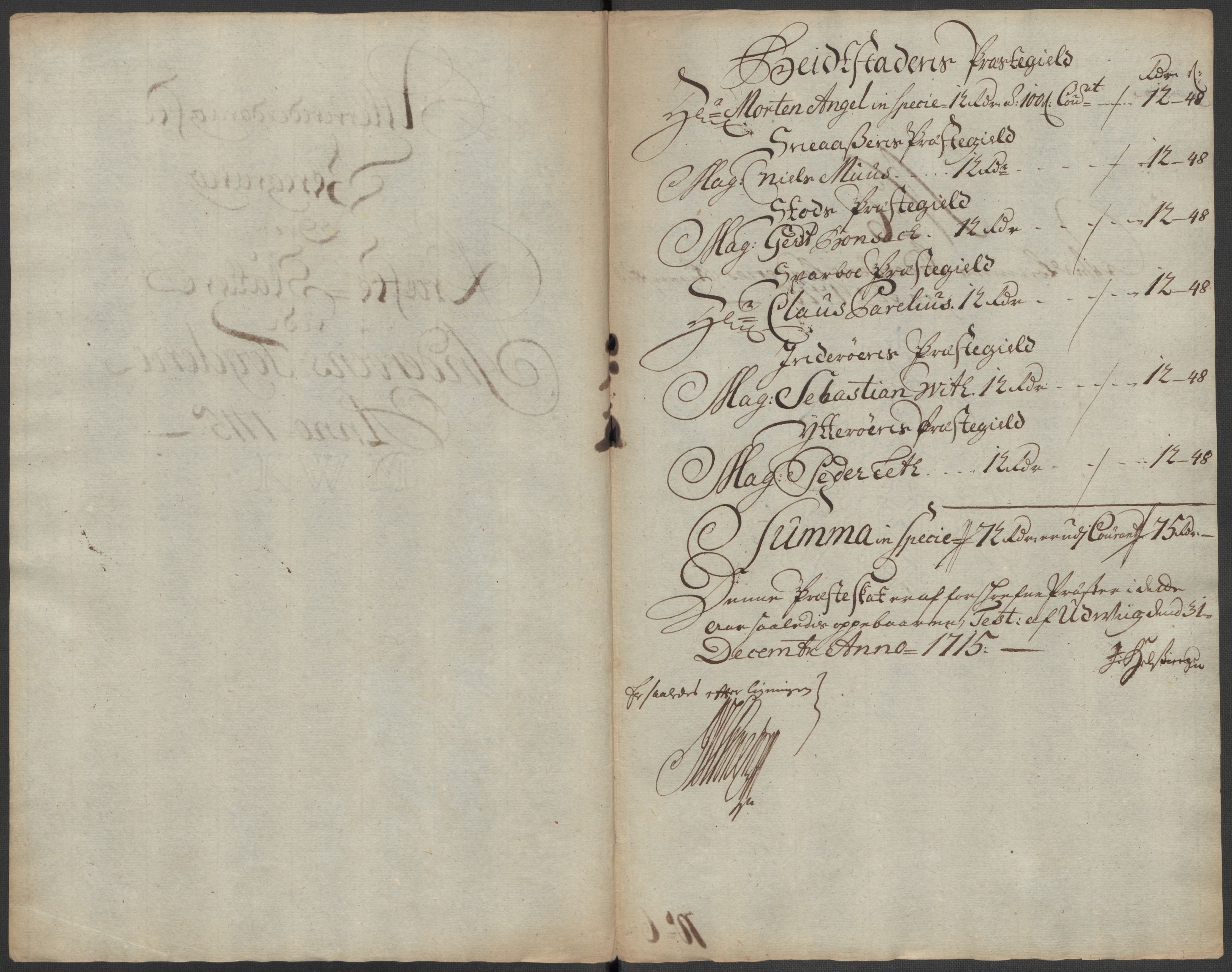 Rentekammeret inntil 1814, Reviderte regnskaper, Fogderegnskap, RA/EA-4092/R63/L4323: Fogderegnskap Inderøy, 1715, s. 171