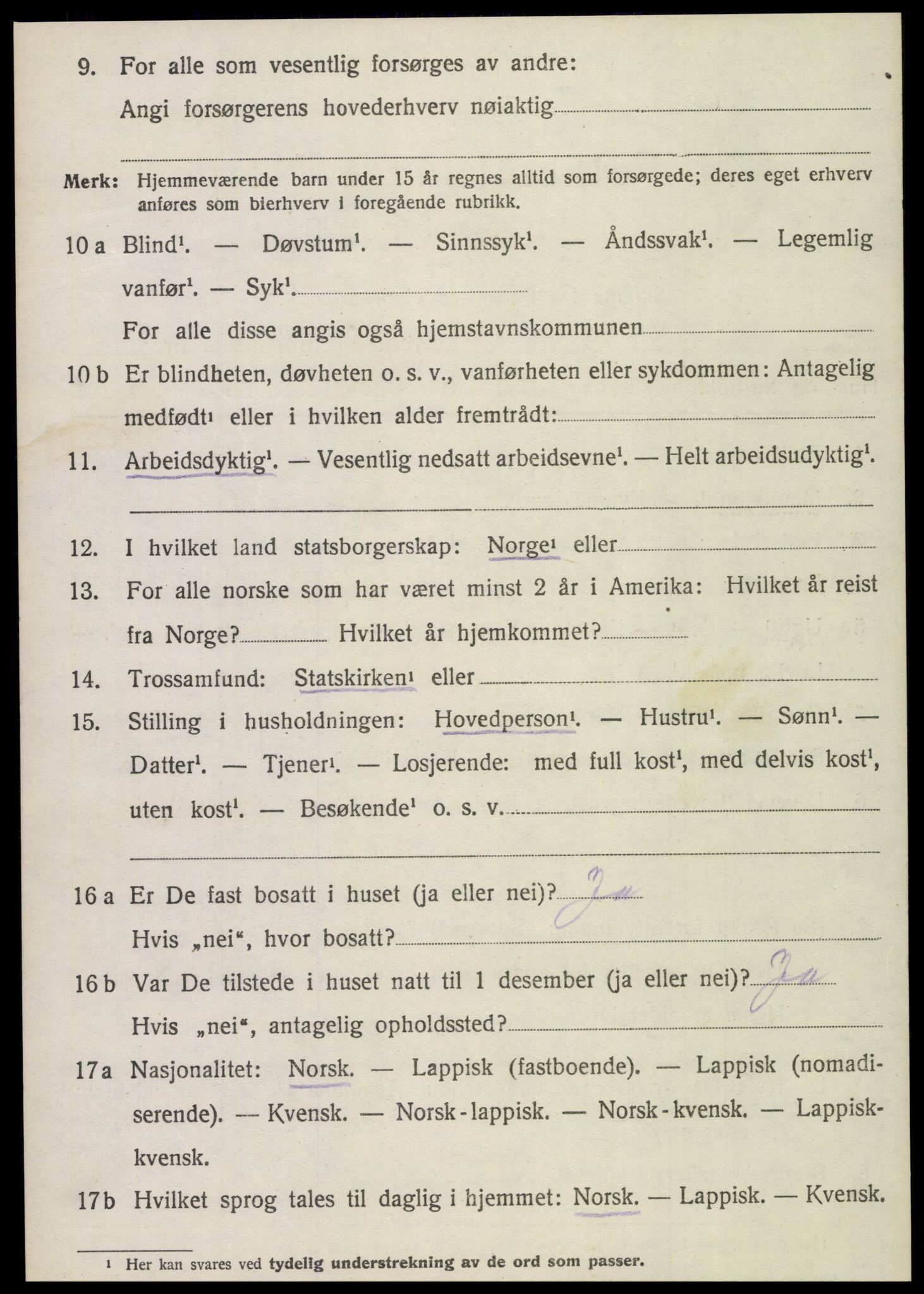 SAT, Folketelling 1920 for 1731 Sparbu herred, 1920, s. 3180