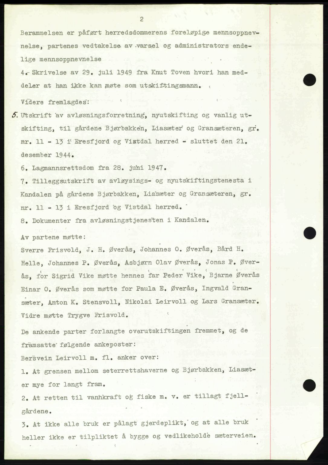 Romsdal sorenskriveri, AV/SAT-A-4149/1/2/2C: Pantebok nr. A31, 1949-1949, Dagboknr: 3363/1949