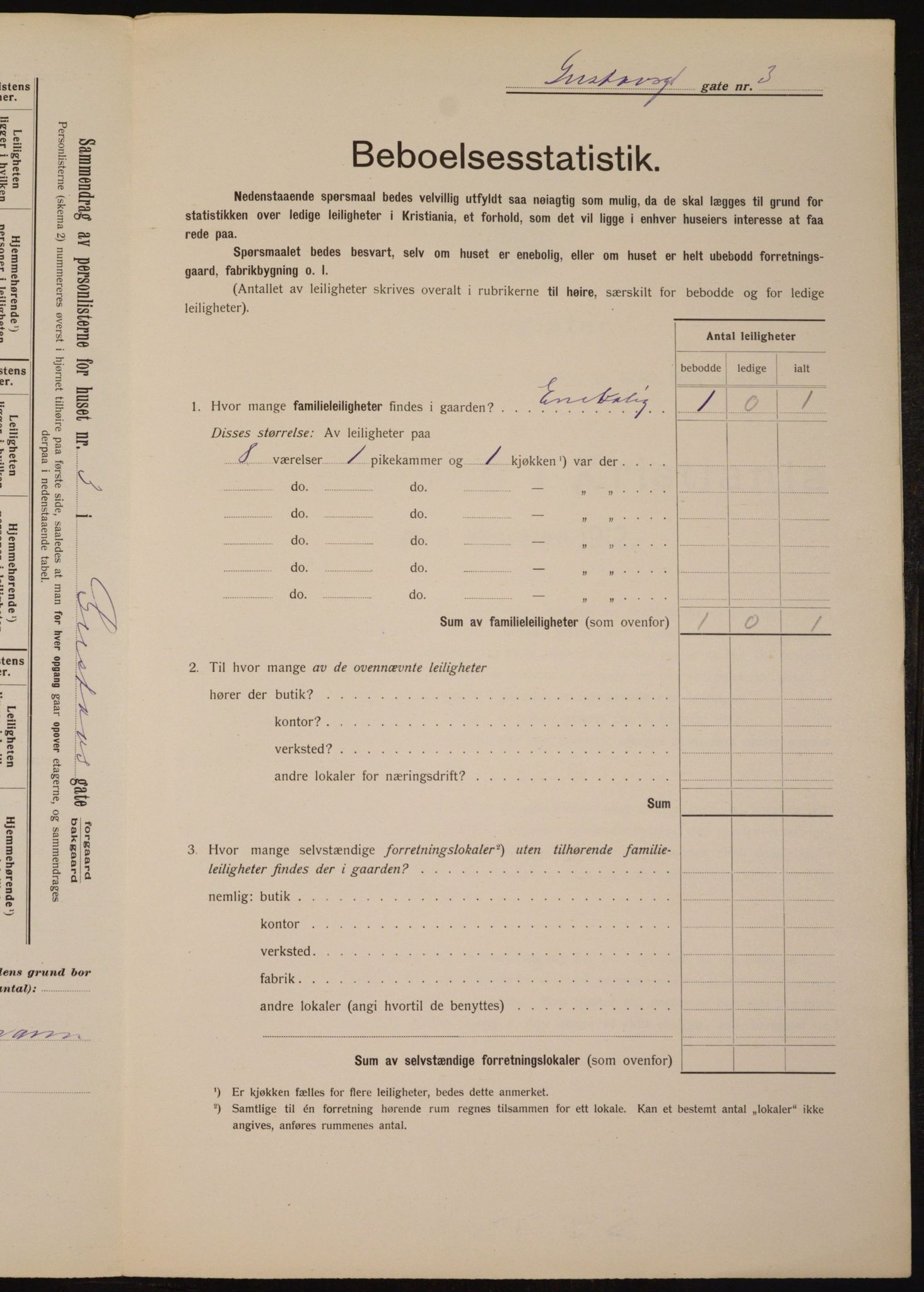 OBA, Kommunal folketelling 1.2.1912 for Kristiania, 1912, s. 32460