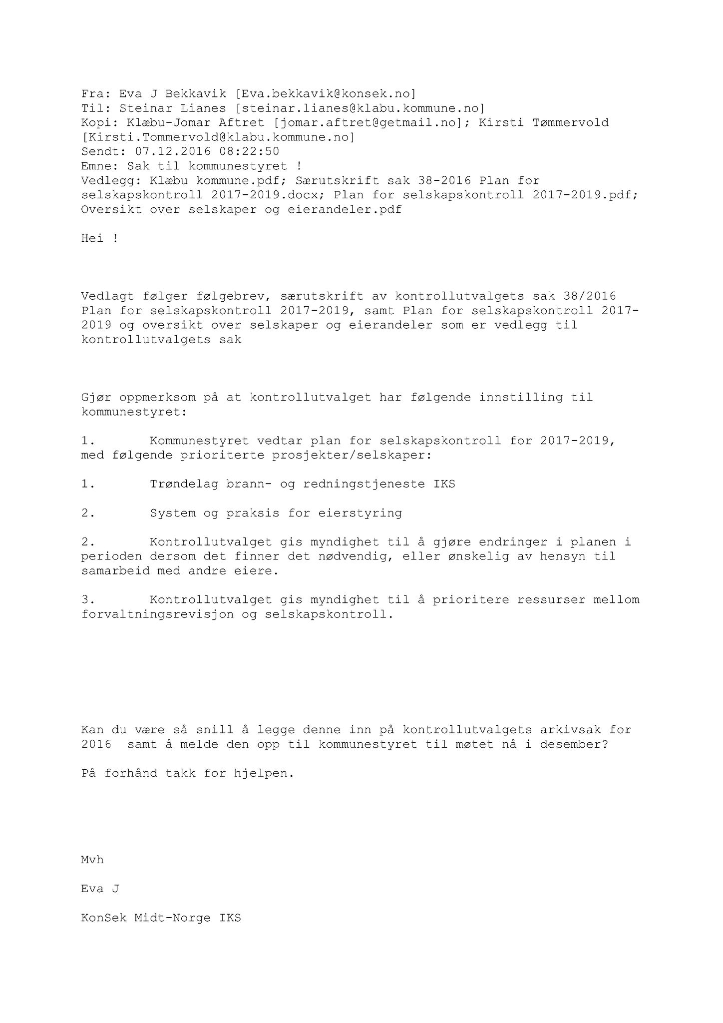 Klæbu Kommune, TRKO/KK/01-KS/L009: Kommunestyret - Møtedokumenter, 2016, s. 2038