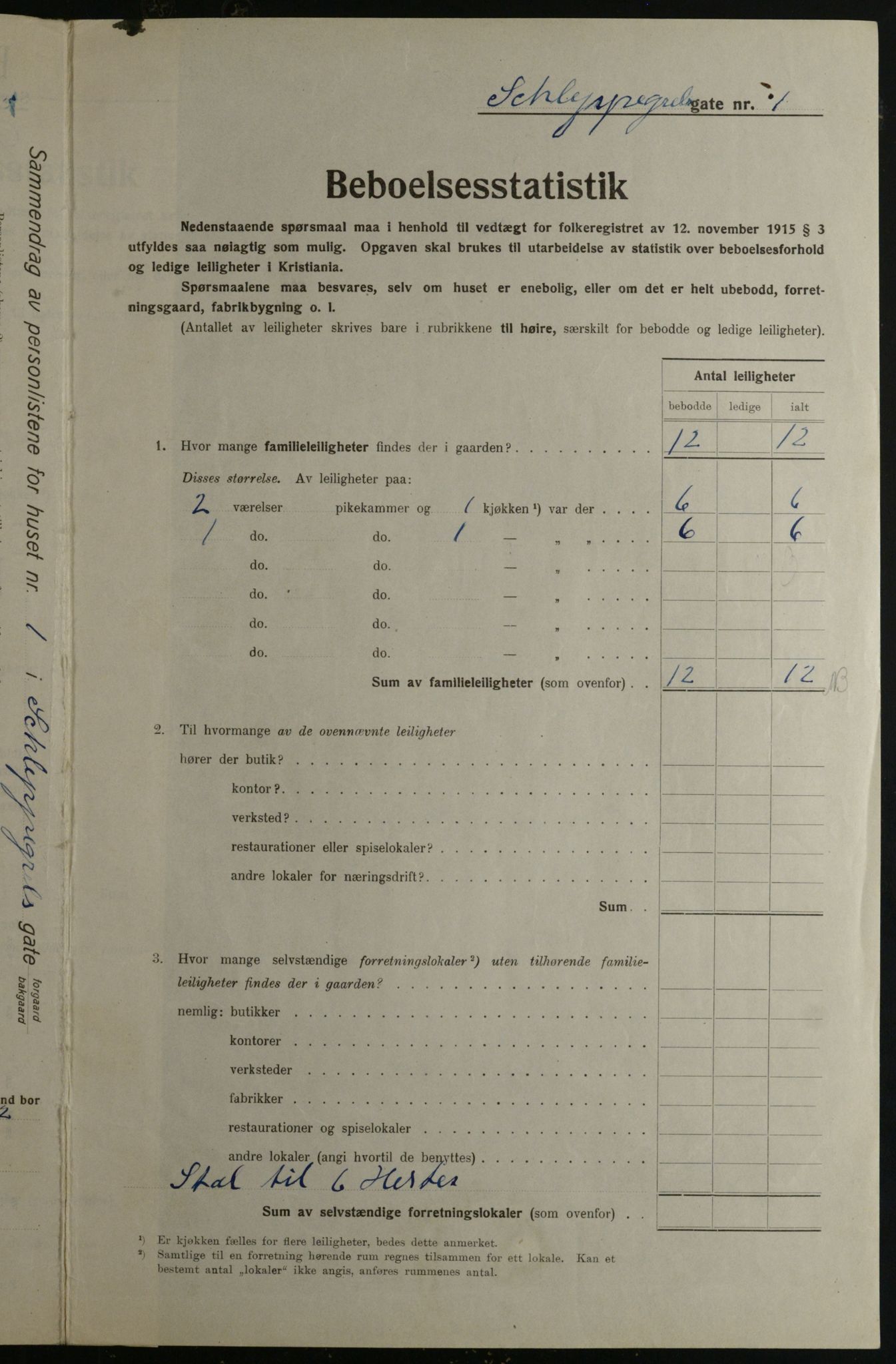 OBA, Kommunal folketelling 1.12.1923 for Kristiania, 1923, s. 99364