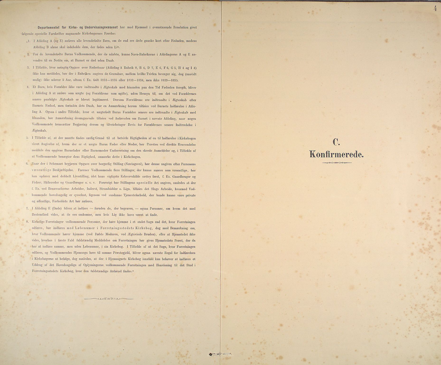 Kinn sokneprestembete, SAB/A-80801/H/Haa/Haab/L0006: Ministerialbok nr. B 6, 1883-1925, s. 4