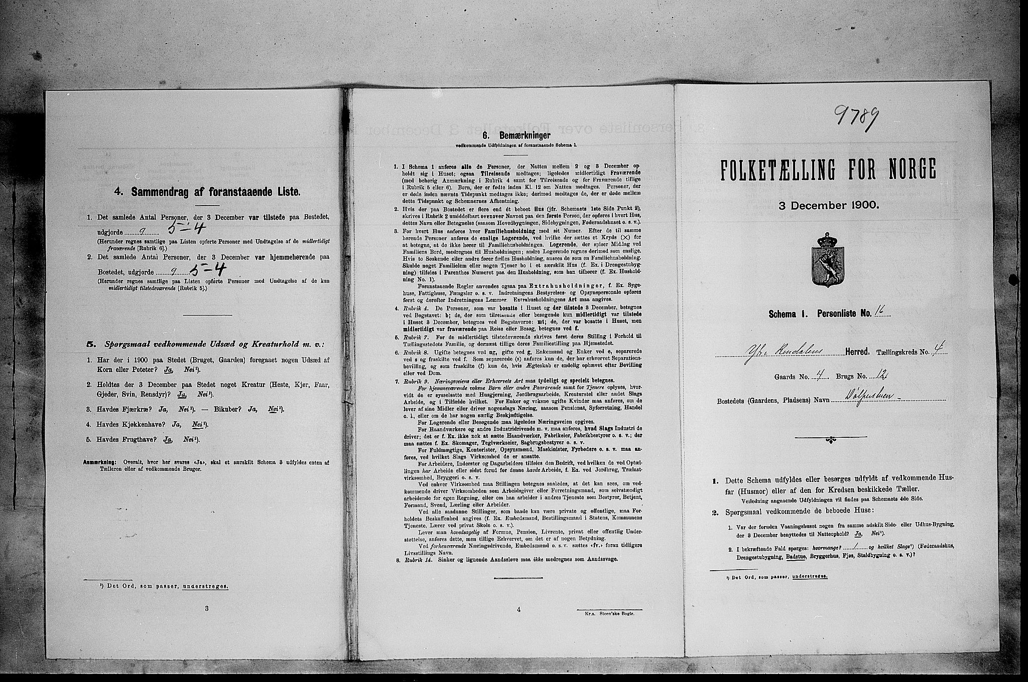 SAH, Folketelling 1900 for 0432 Ytre Rendal herred, 1900, s. 418