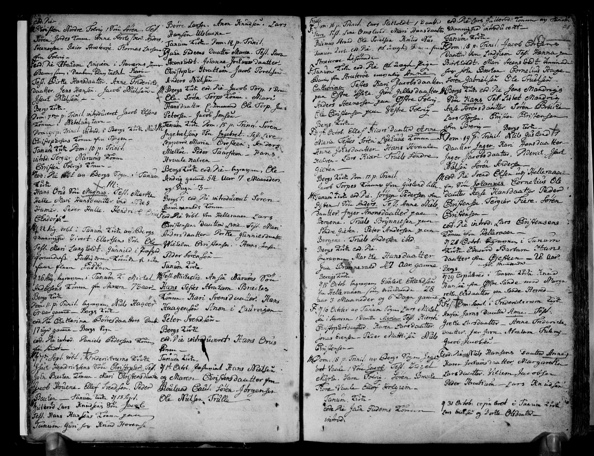 Brunlanes kirkebøker, SAKO/A-342/F/Fa/L0001: Ministerialbok nr. I 1, 1766-1801, s. 27-28