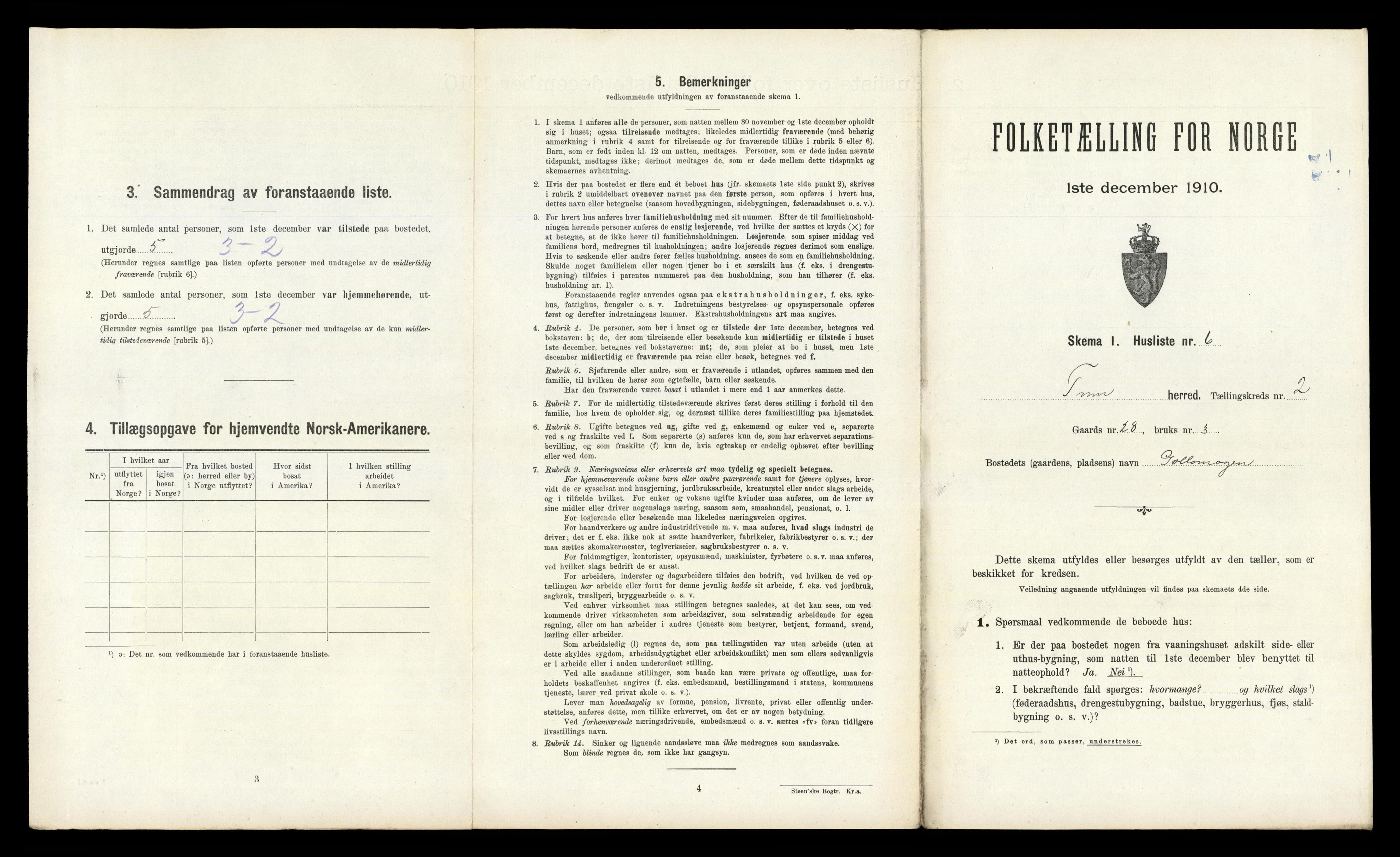 RA, Folketelling 1910 for 0826 Tinn herred, 1910, s. 181