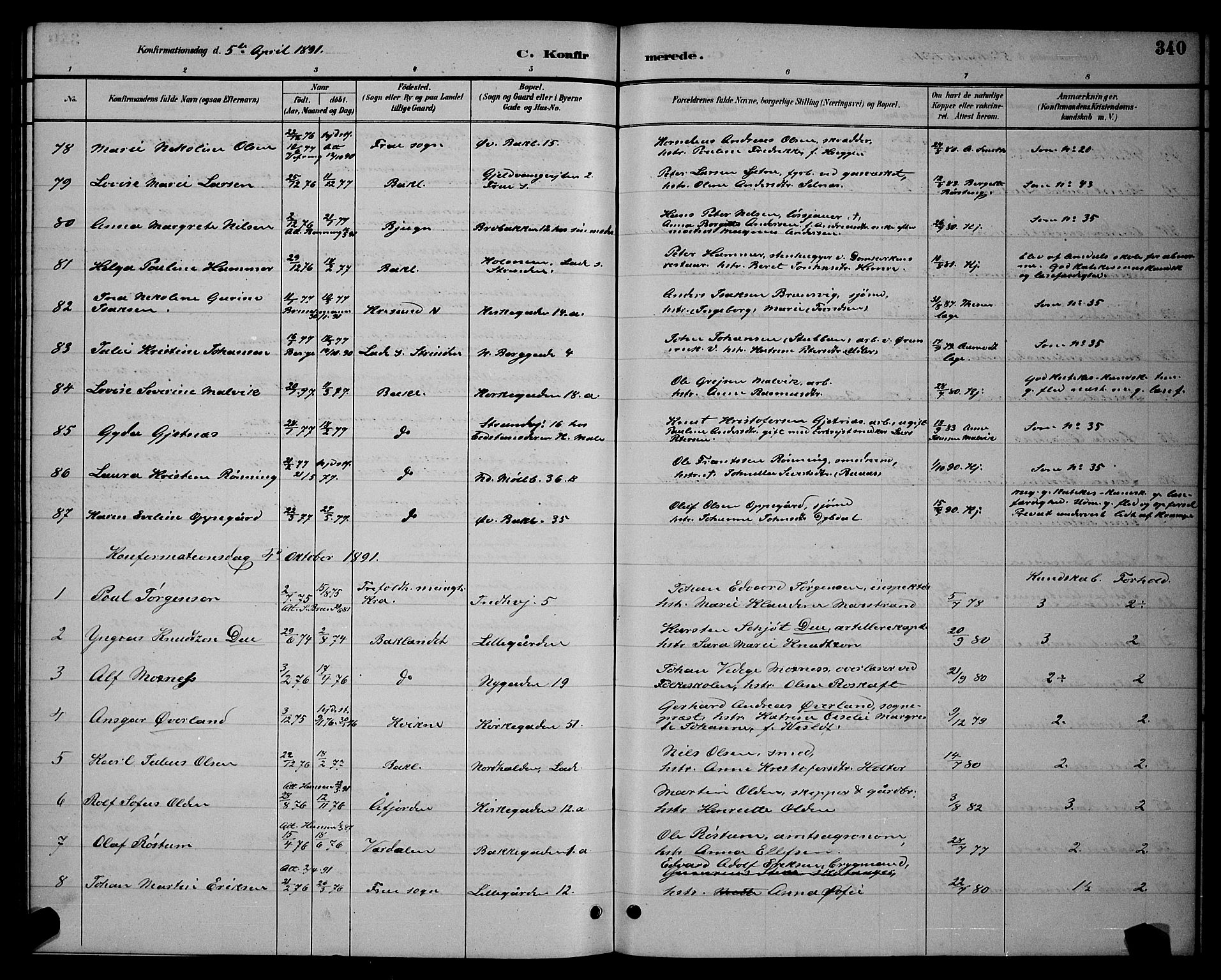 Ministerialprotokoller, klokkerbøker og fødselsregistre - Sør-Trøndelag, AV/SAT-A-1456/604/L0222: Klokkerbok nr. 604C05, 1886-1895, s. 340