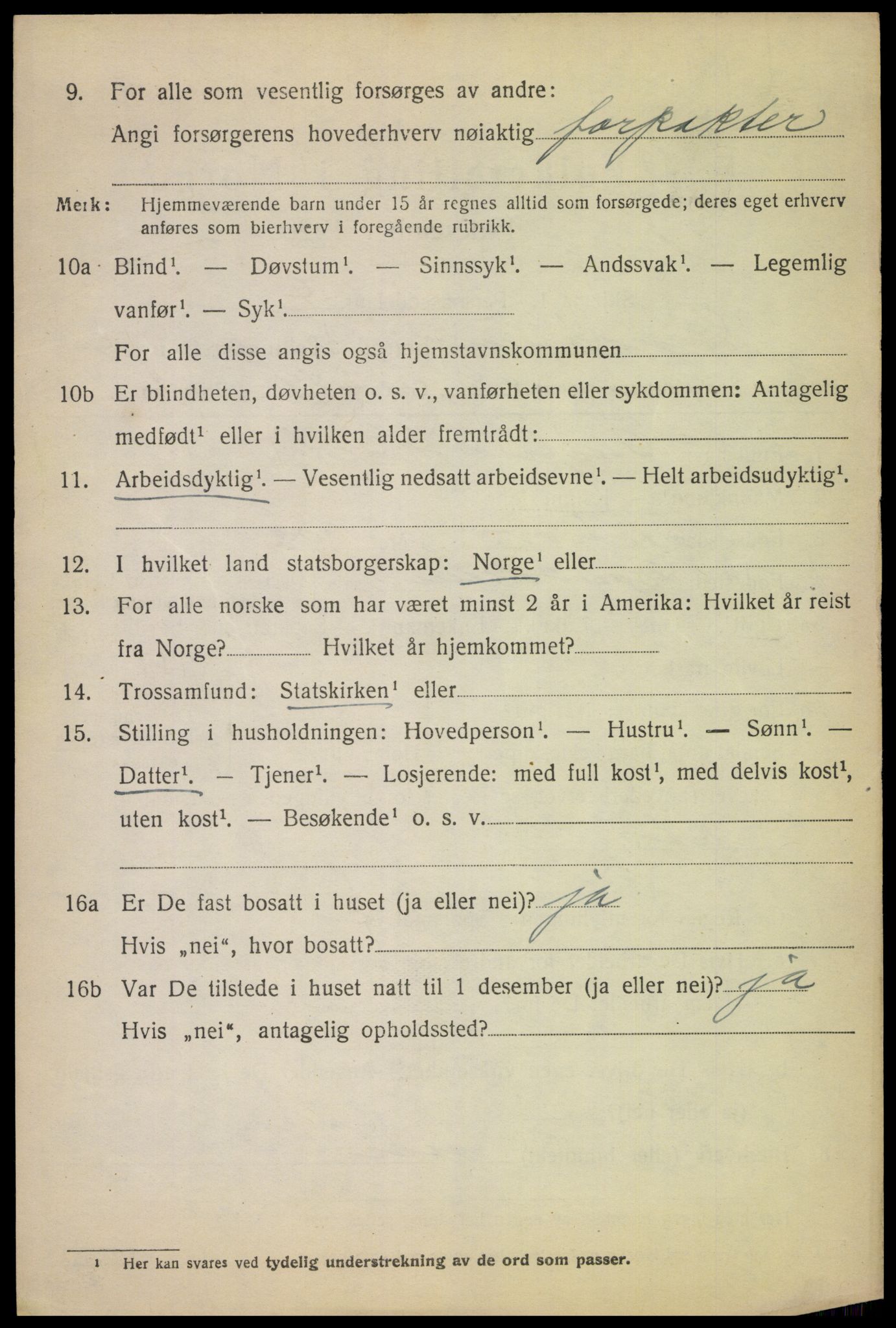 SAK, Folketelling 1920 for 1011 Randesund herred, 1920, s. 2283