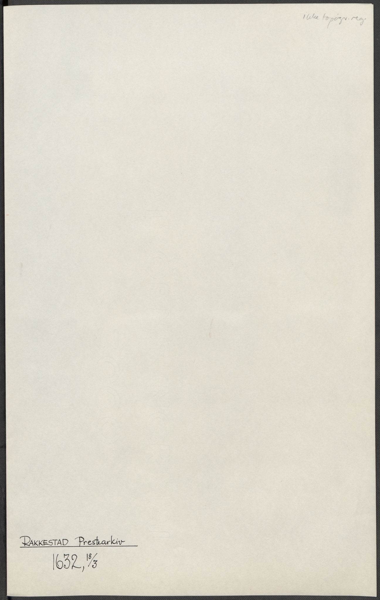 Riksarkivets diplomsamling, AV/RA-EA-5965/F15/L0002: Prestearkiv - Østfold, 1572-1683, s. 59