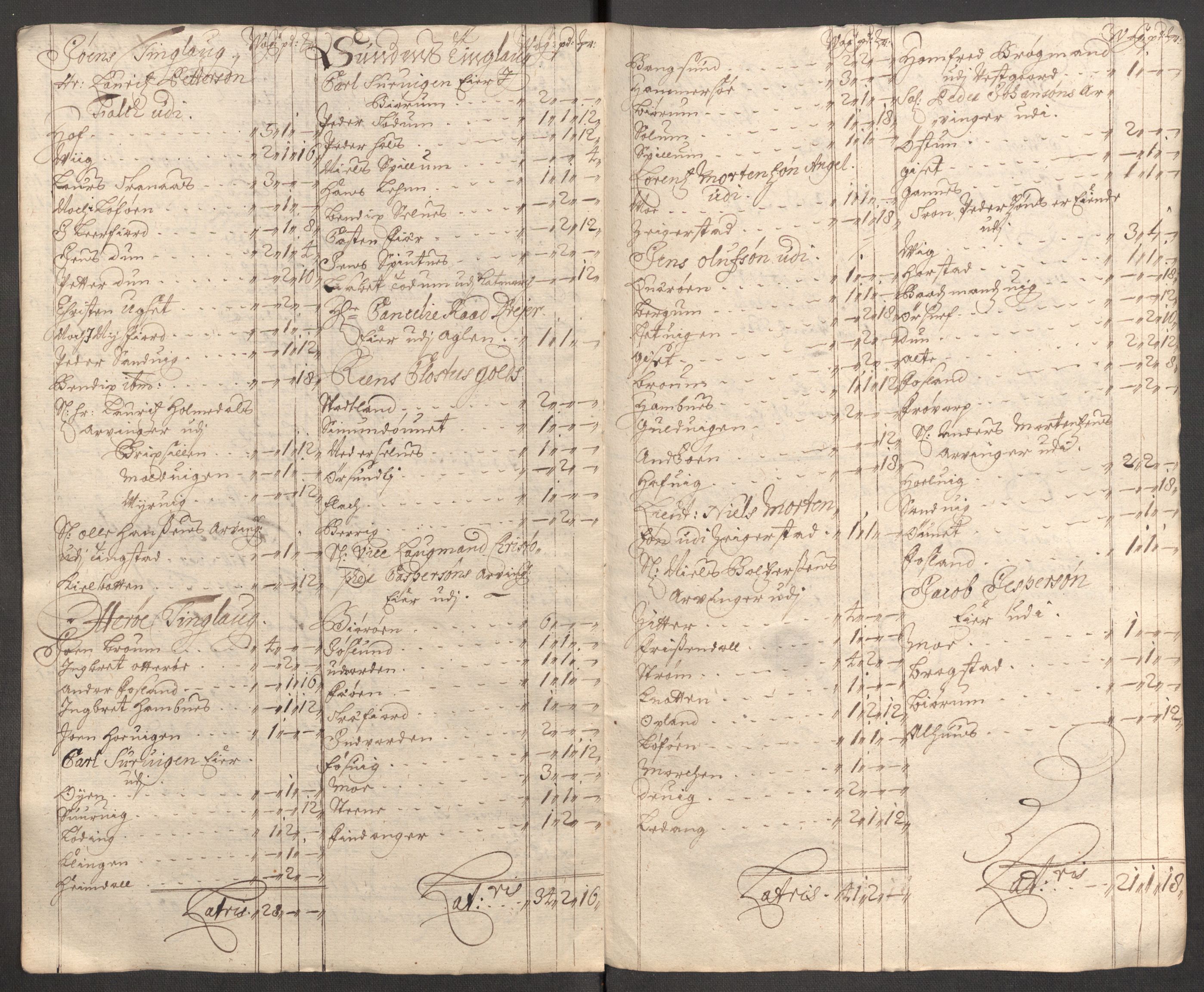 Rentekammeret inntil 1814, Reviderte regnskaper, Fogderegnskap, RA/EA-4092/R64/L4425: Fogderegnskap Namdal, 1696-1698, s. 40