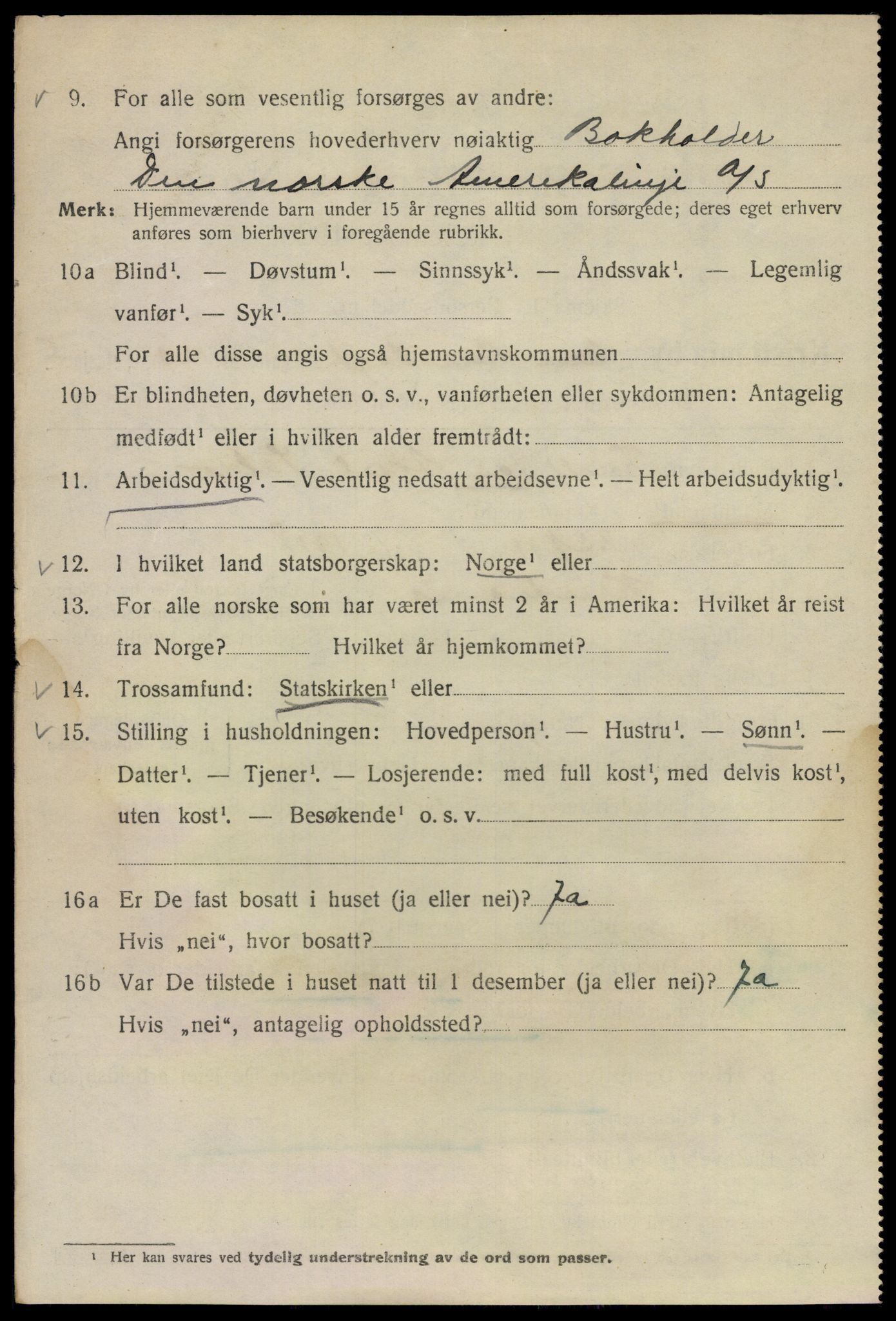 SAO, Folketelling 1920 for 0301 Kristiania kjøpstad, 1920, s. 247032