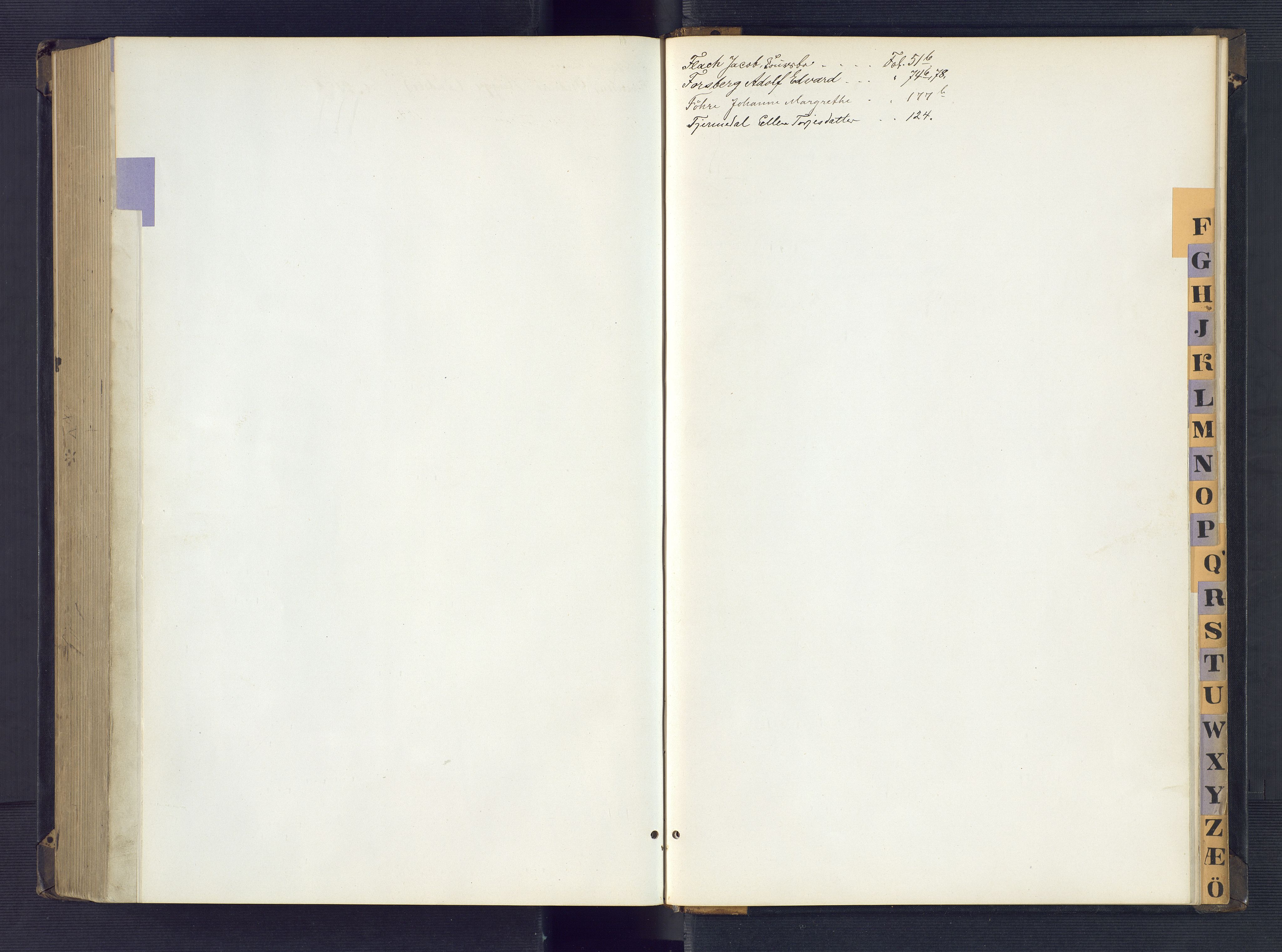 Kristiansand byrett, AV/SAK-1223-0001/H/Hc/L0056: Skifteutlodningsprotokoll nr. 2, med register, 1876-1881