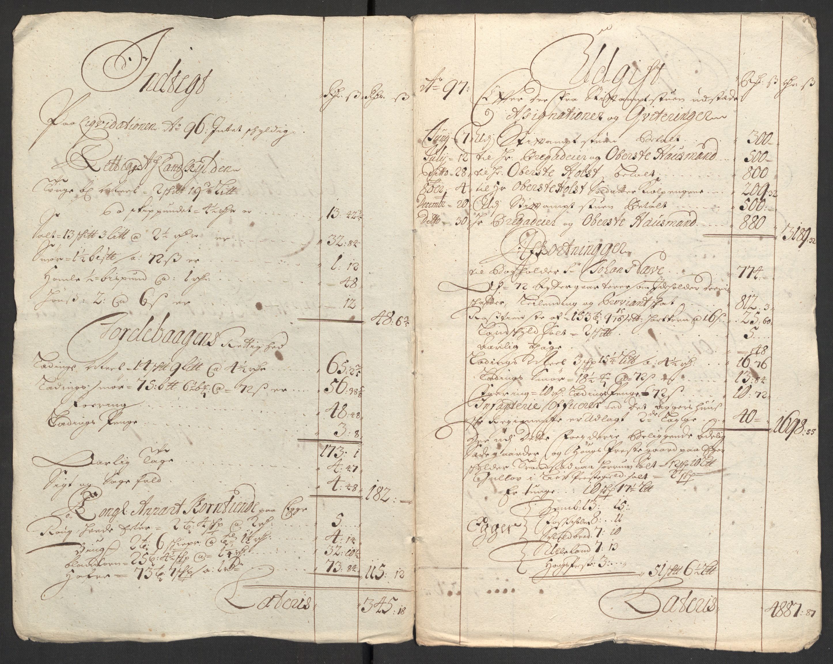 Rentekammeret inntil 1814, Reviderte regnskaper, Fogderegnskap, AV/RA-EA-4092/R30/L1695: Fogderegnskap Hurum, Røyken, Eiker og Lier, 1697, s. 4