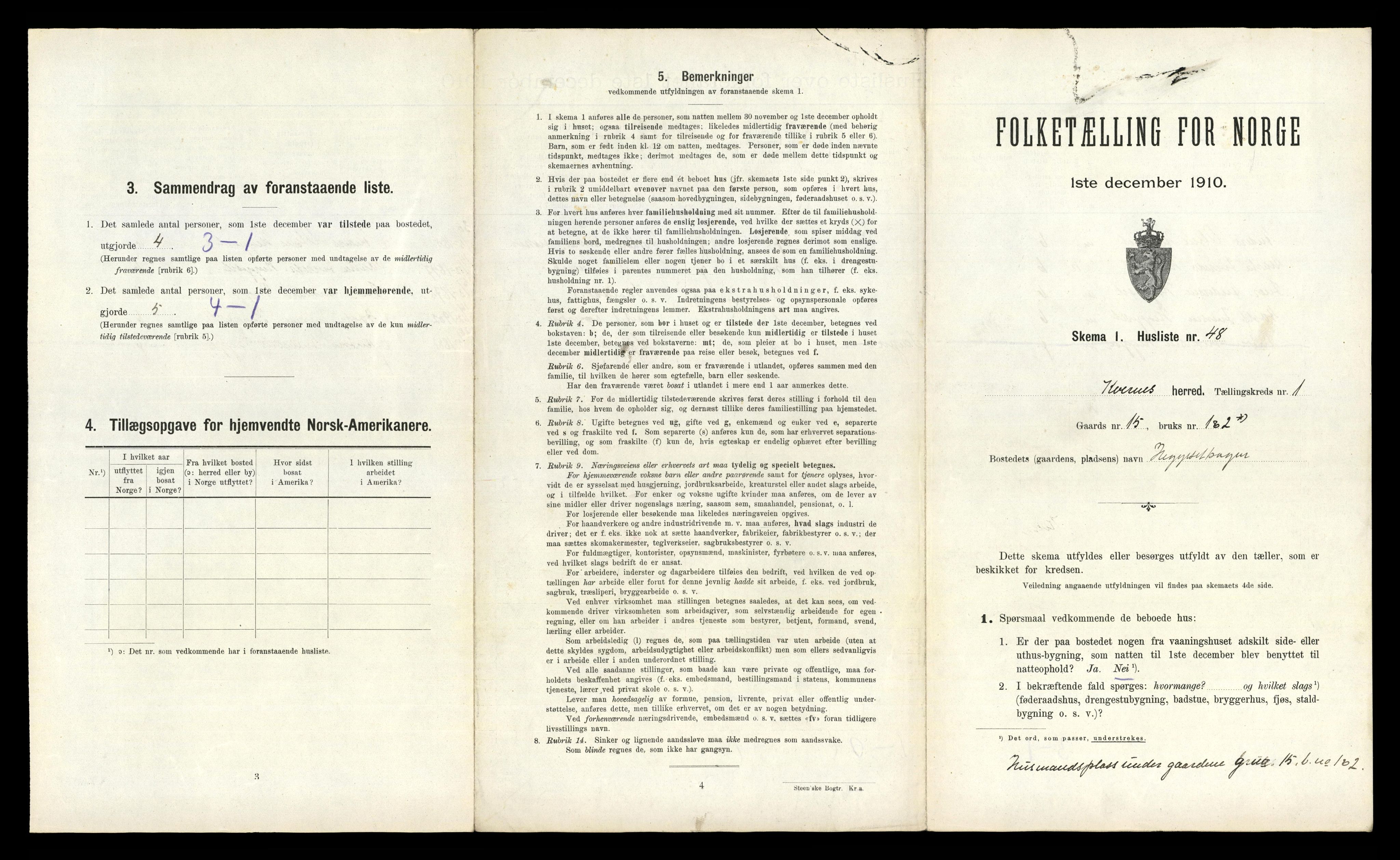 RA, Folketelling 1910 for 1553 Kvernes herred, 1910, s. 114