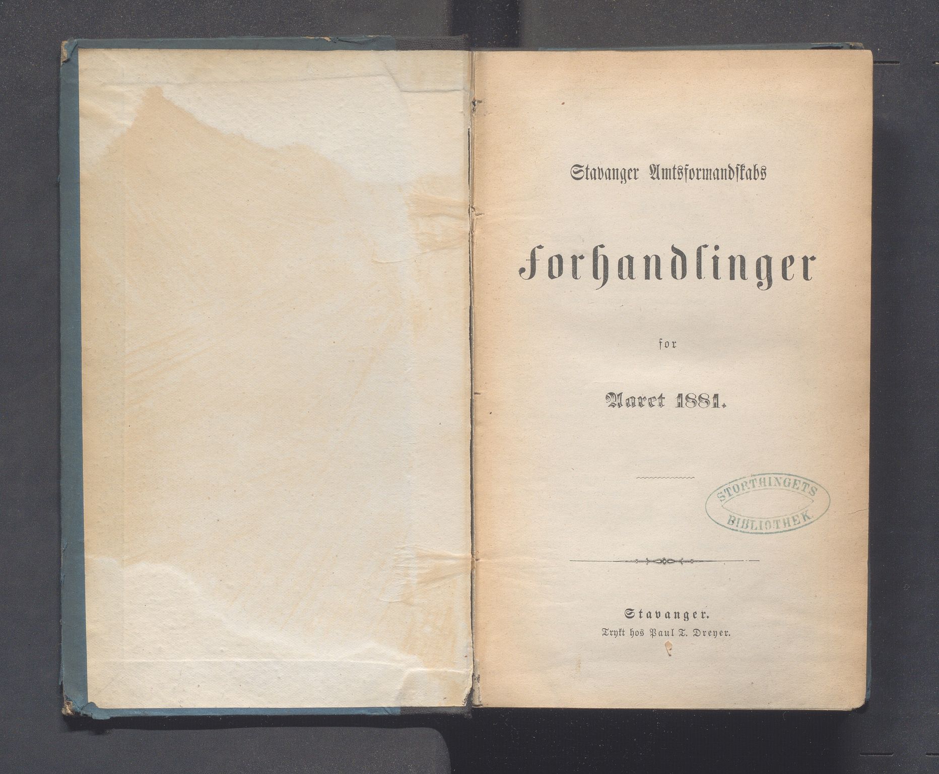 Rogaland fylkeskommune - Fylkesrådmannen , IKAR/A-900/A, 1881, s. 2