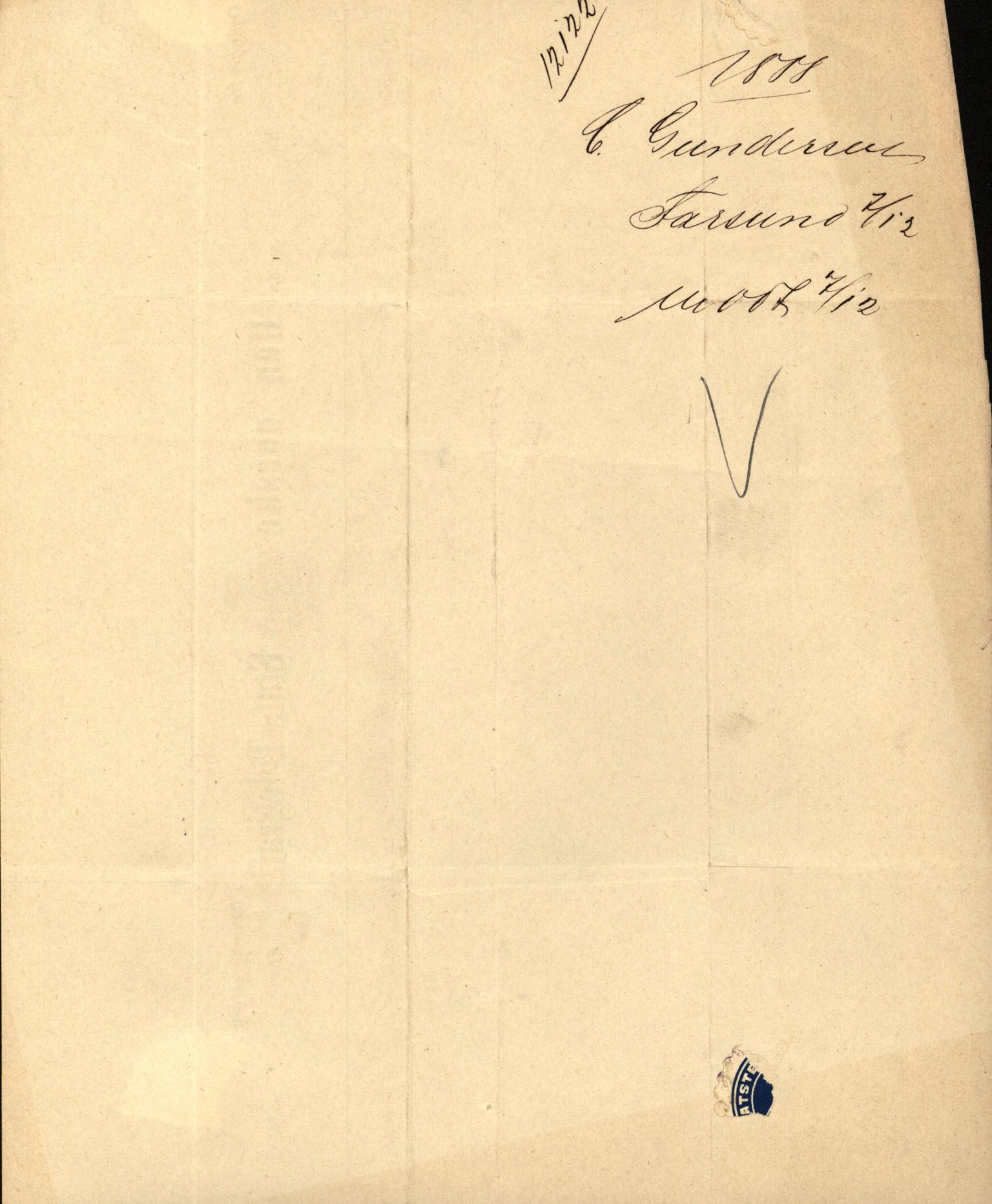 Pa 63 - Østlandske skibsassuranceforening, VEMU/A-1079/G/Ga/L0021/0012: Havaridokumenter / Agathe, Ala, Aalesund, Achiles, Præsident Harbitz, 1888, s. 16