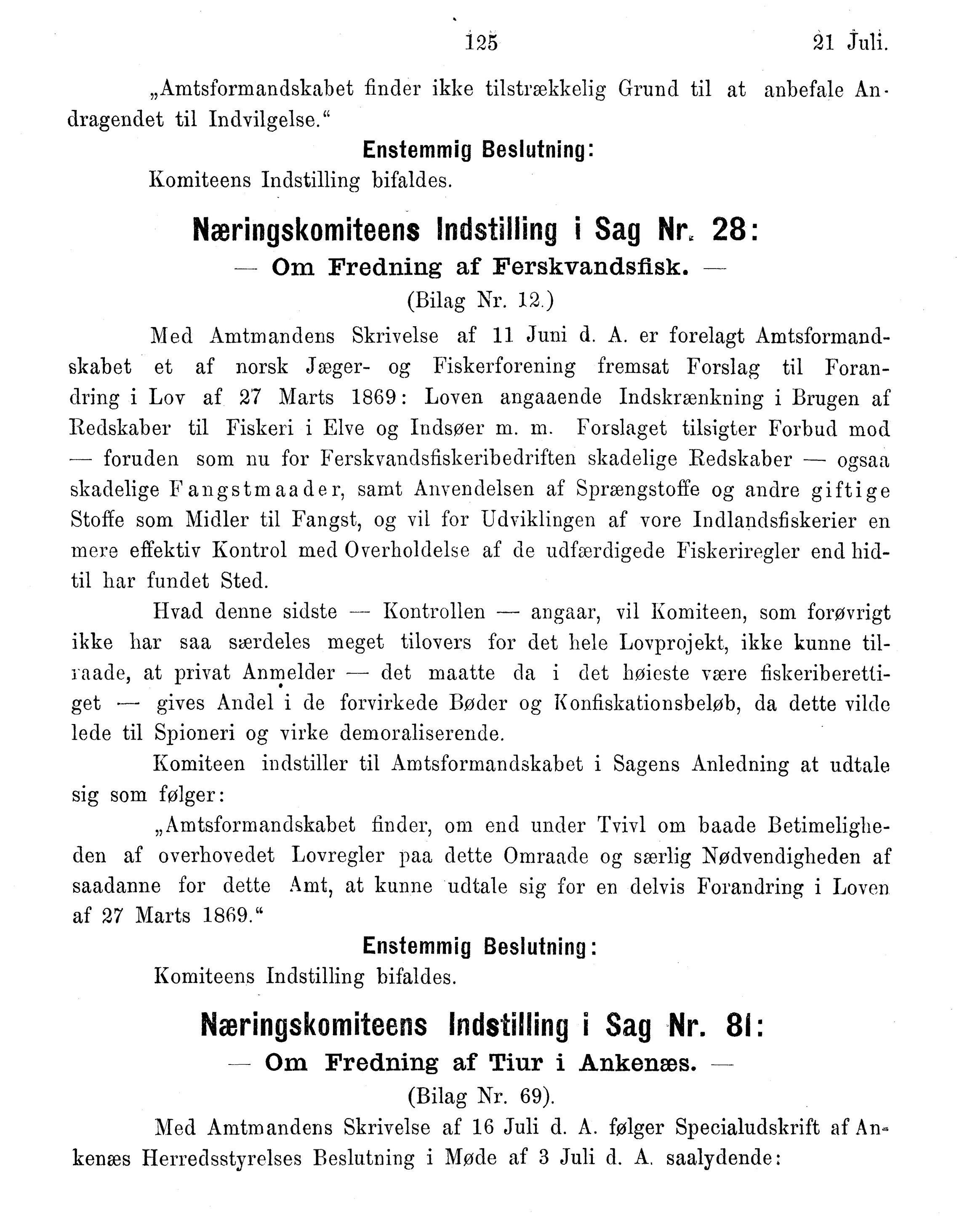 Nordland Fylkeskommune. Fylkestinget, AIN/NFK-17/176/A/Ac/L0015: Fylkestingsforhandlinger 1886-1890, 1886-1890