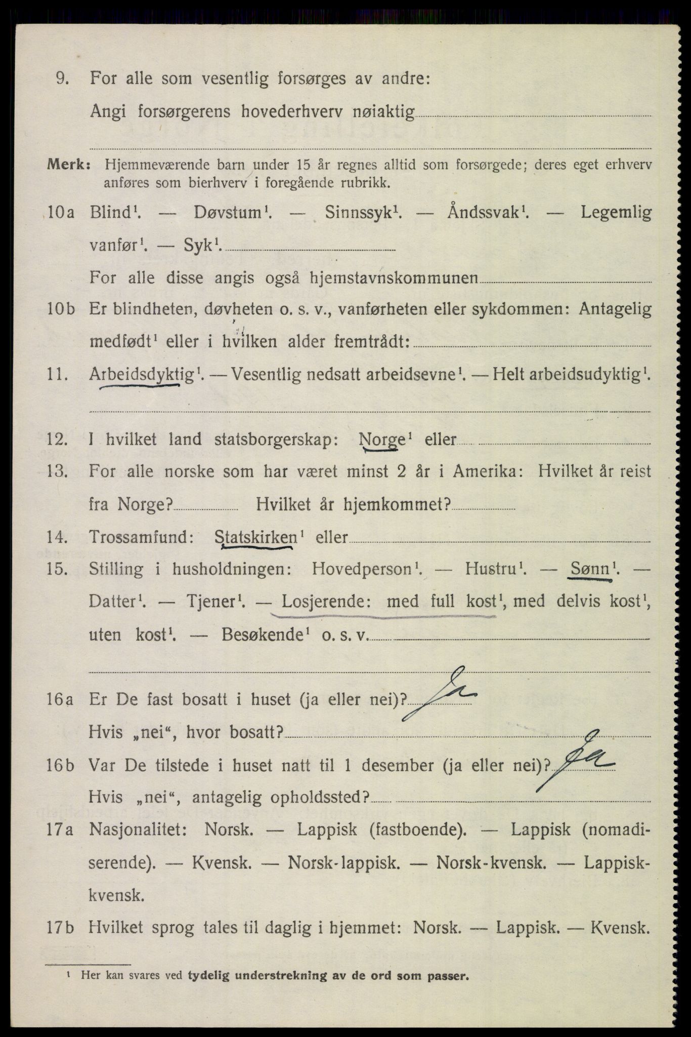 SAT, Folketelling 1920 for 1840 Saltdal herred, 1920, s. 3092