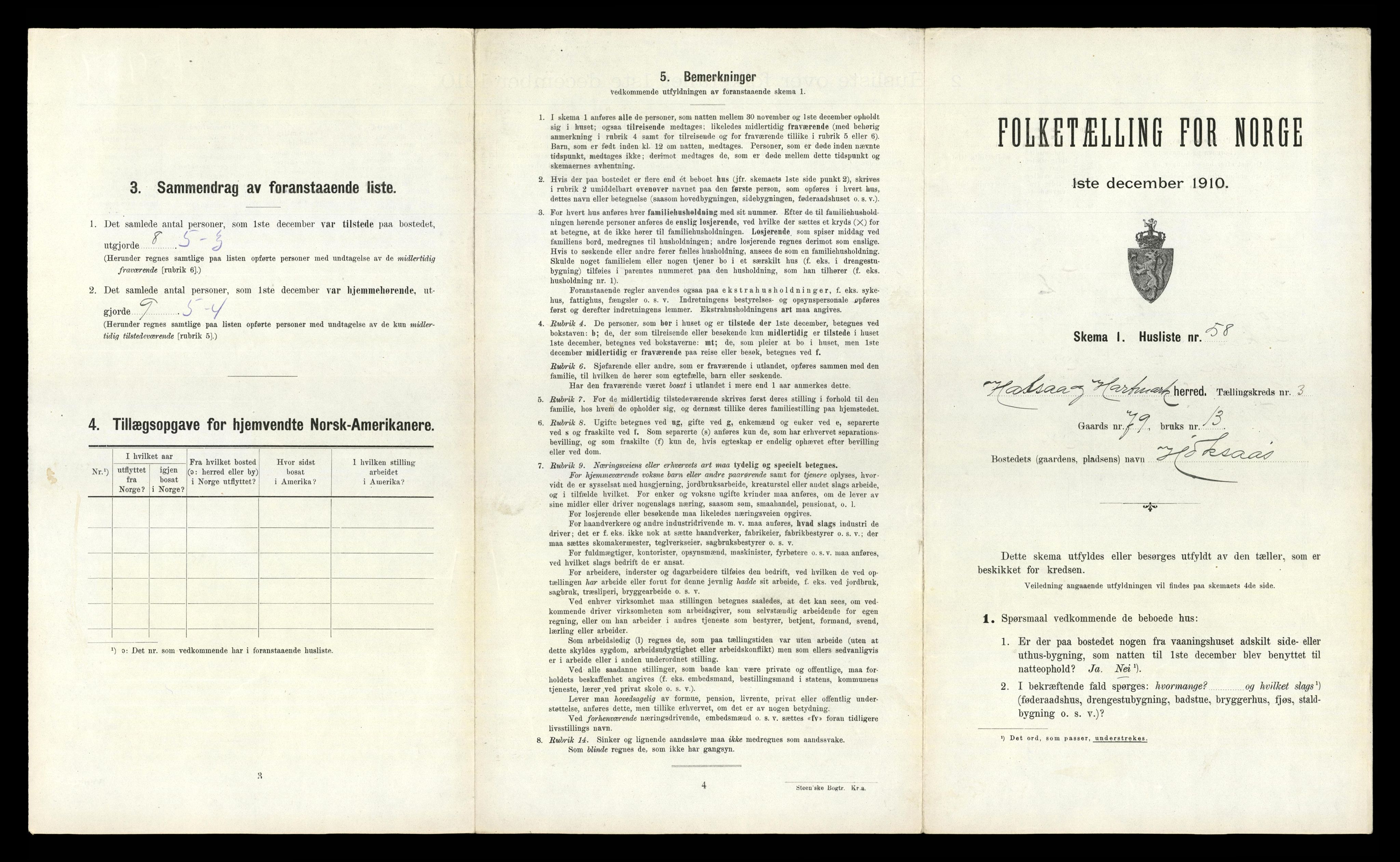 RA, Folketelling 1910 for 1019 Halse og Harkmark herred, 1910, s. 334