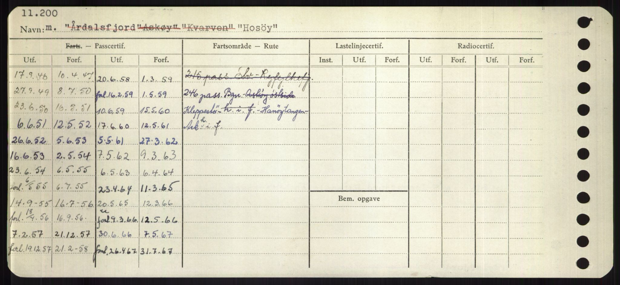 Sjøfartsdirektoratet med forløpere, Skipsmålingen, RA/S-1627/H/Hd/L0017: Fartøy, Holi-Hå, s. 110