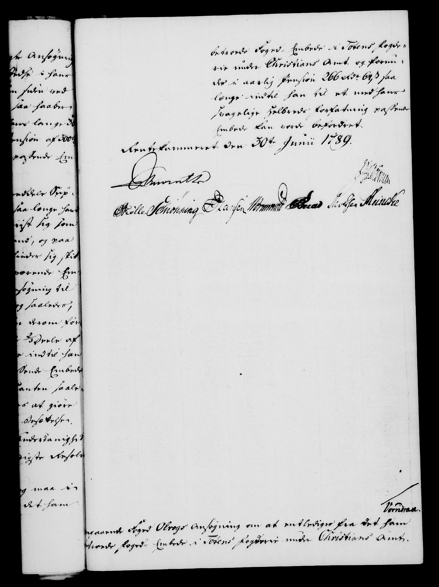 Rentekammeret, Kammerkanselliet, RA/EA-3111/G/Gf/Gfa/L0071: Norsk relasjons- og resolusjonsprotokoll (merket RK 52.71), 1789, s. 373