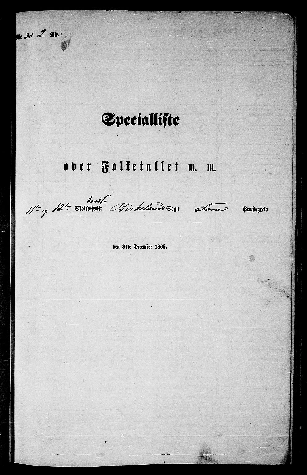 RA, Folketelling 1865 for 1249P Fana prestegjeld, 1865, s. 29