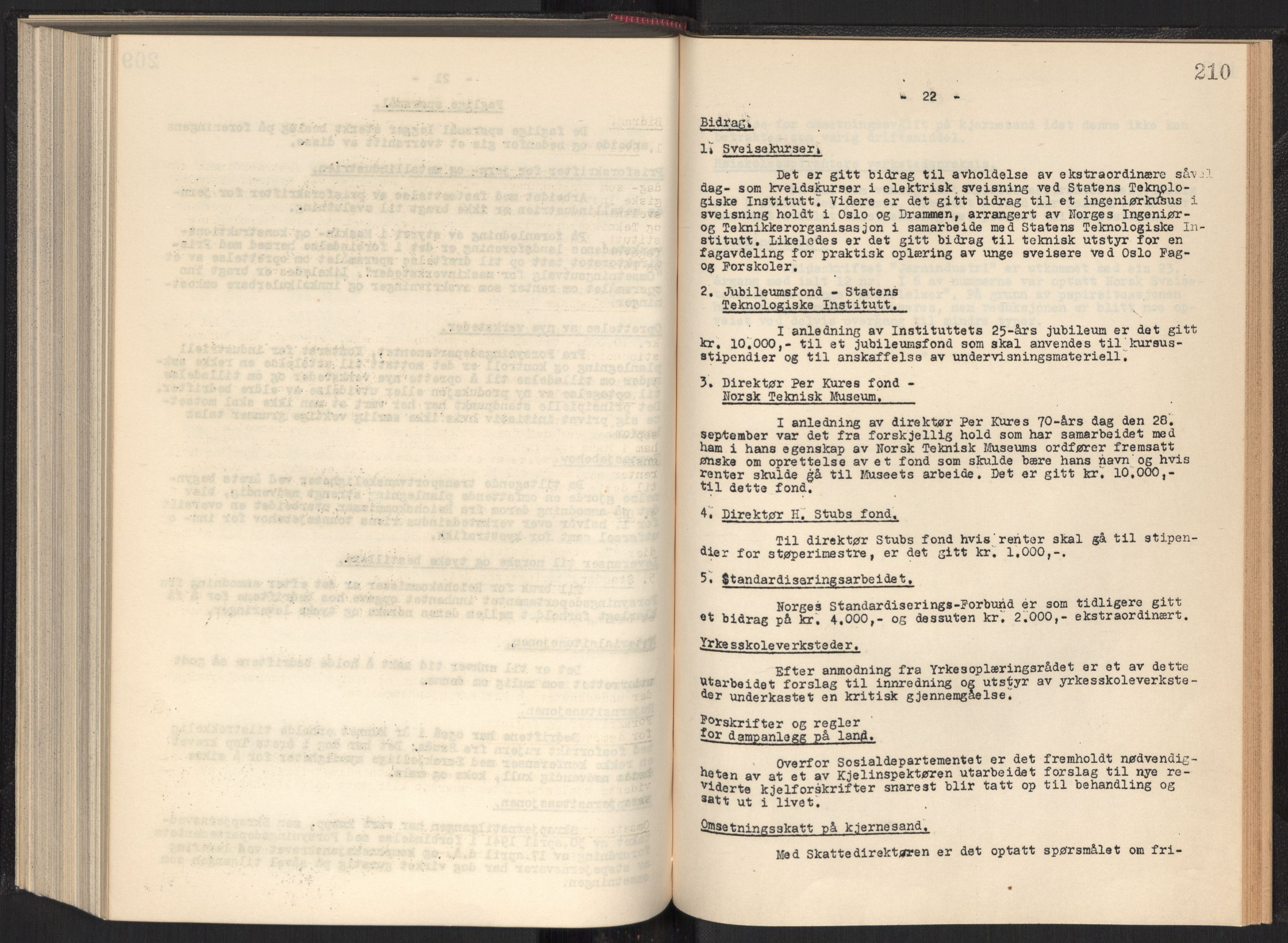 Teknologibedriftenes Landsforening TBL, AV/RA-PA-1700/A/Ad/L0006: Årsberetning med register, 1937-1943, s. 210