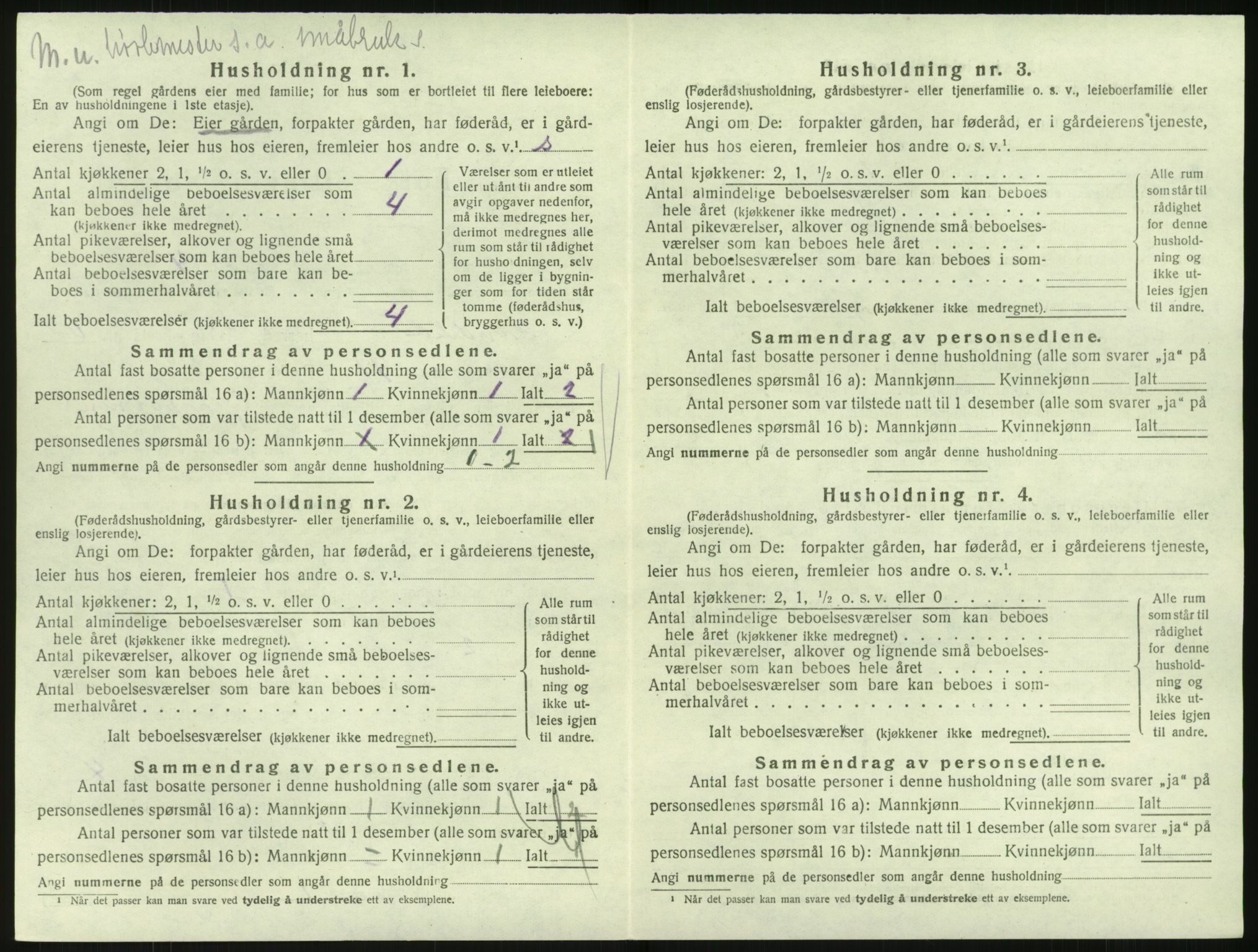 SAK, Folketelling 1920 for 0913 Søndeled herred, 1920, s. 900