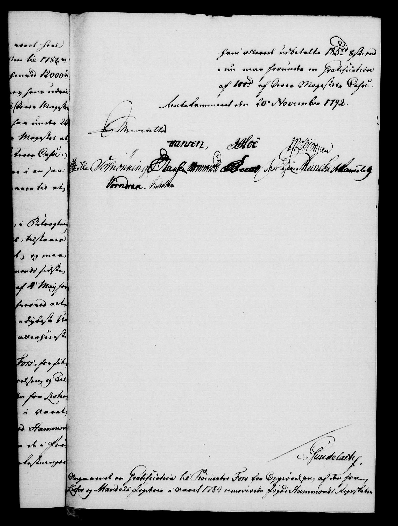 Rentekammeret, Kammerkanselliet, RA/EA-3111/G/Gf/Gfa/L0074: Norsk relasjons- og resolusjonsprotokoll (merket RK 52.74), 1792, s. 476