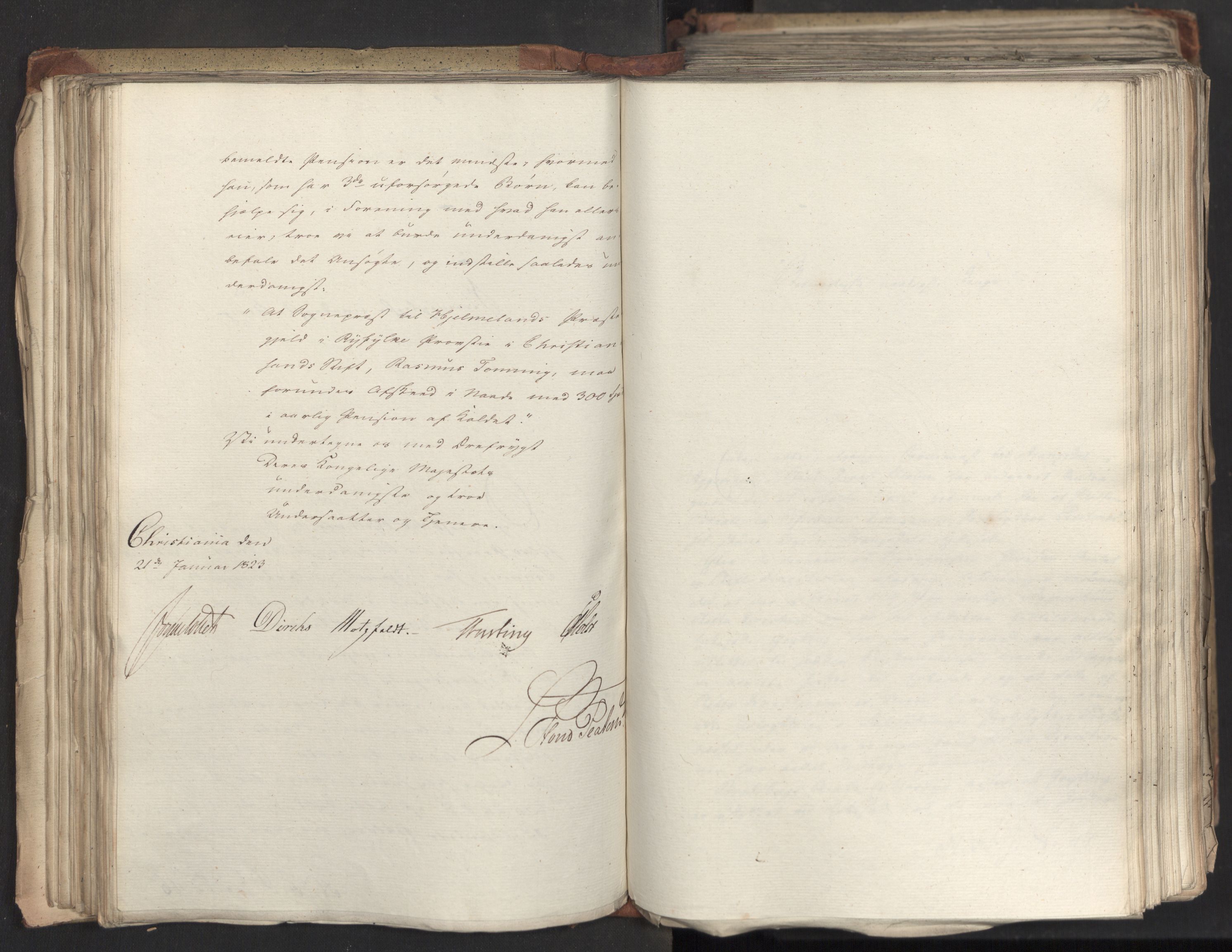 Statsrådsavdelingen i Stockholm, AV/RA-S-1003/D/Da/L0033: Regjeringsinnstillinger nr. 1-274, 1823, s. 128