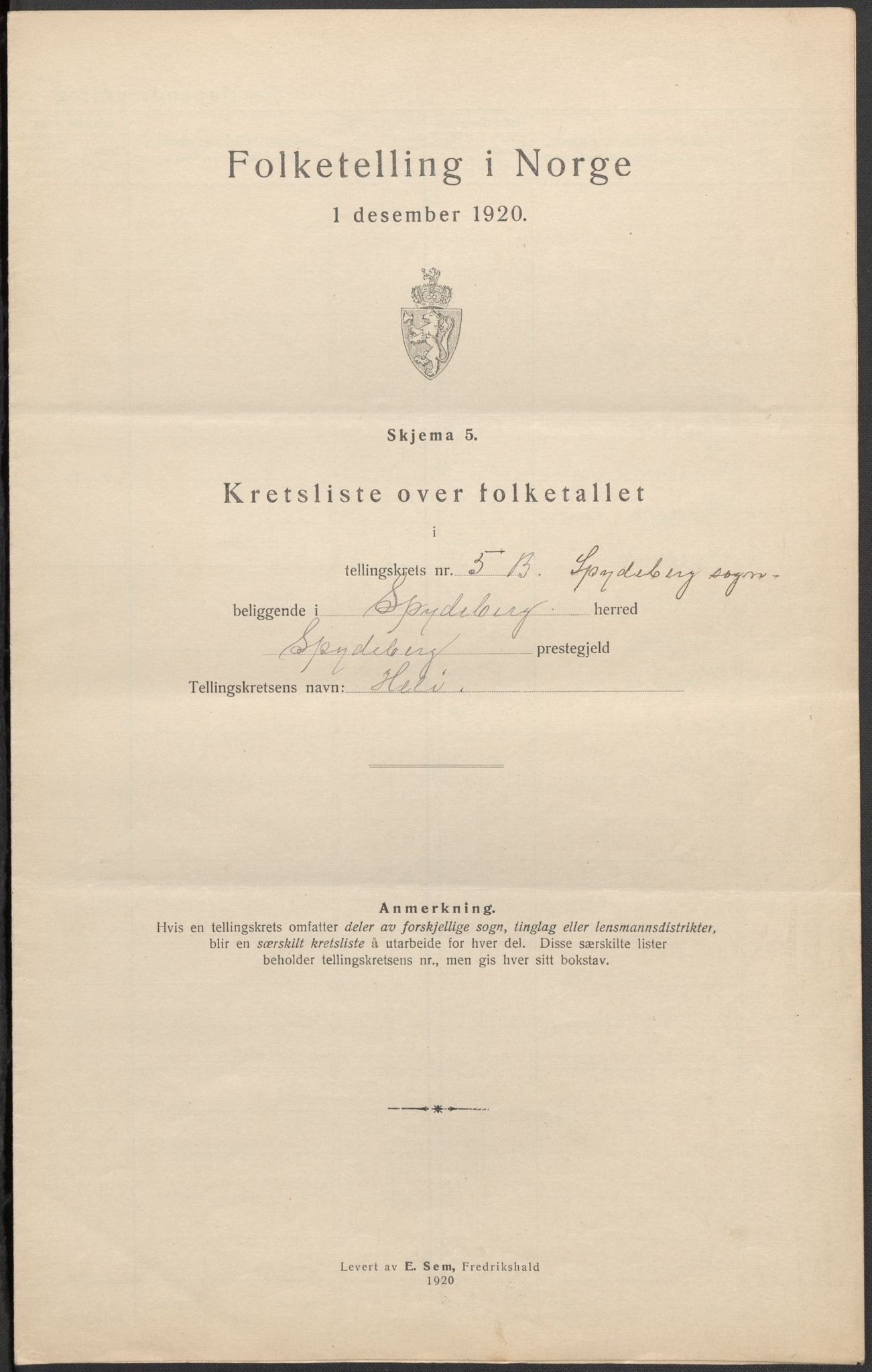 SAO, Folketelling 1920 for 0123 Spydeberg herred, 1920, s. 28