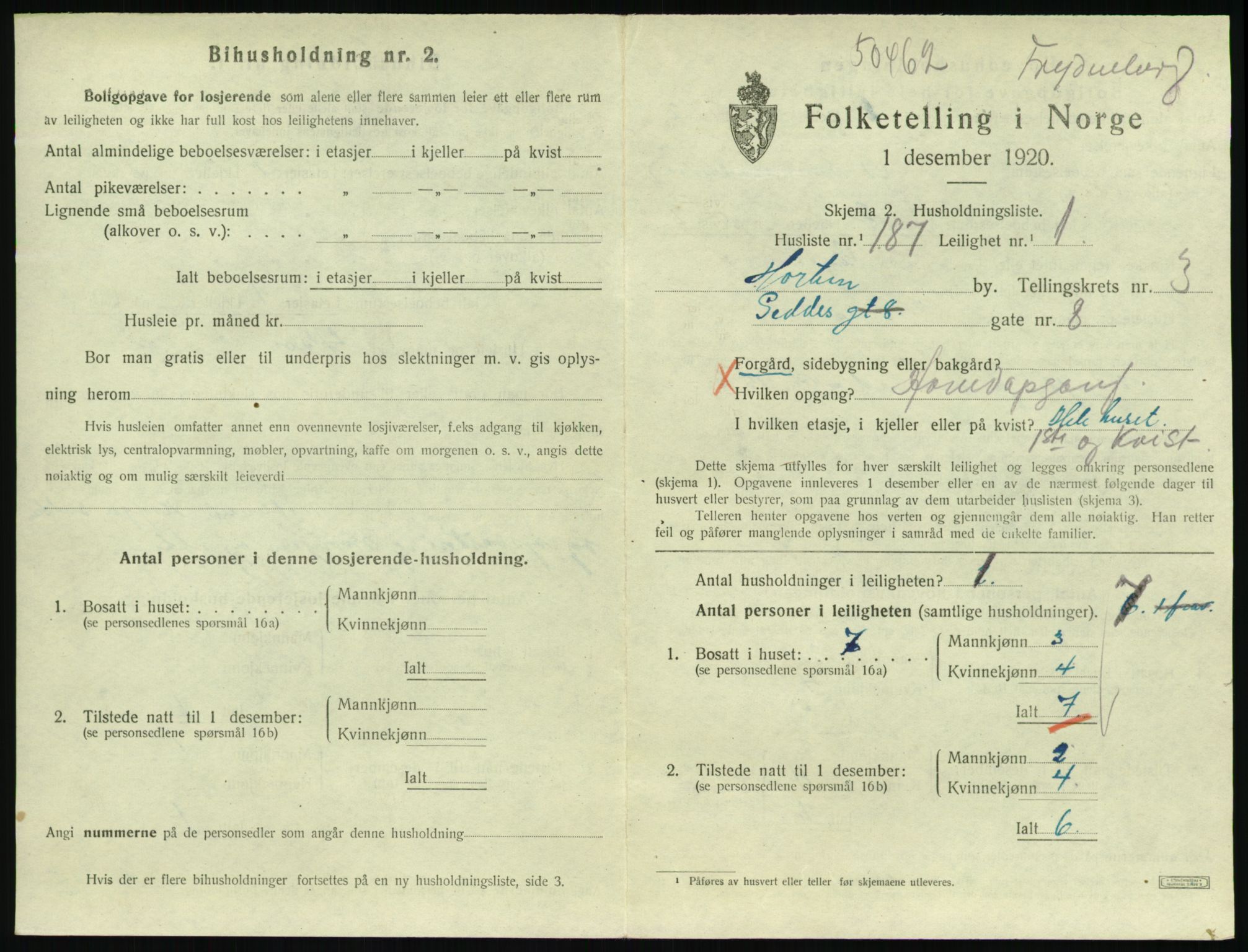 SAKO, Folketelling 1920 for 0703 Horten kjøpstad, 1920, s. 4725