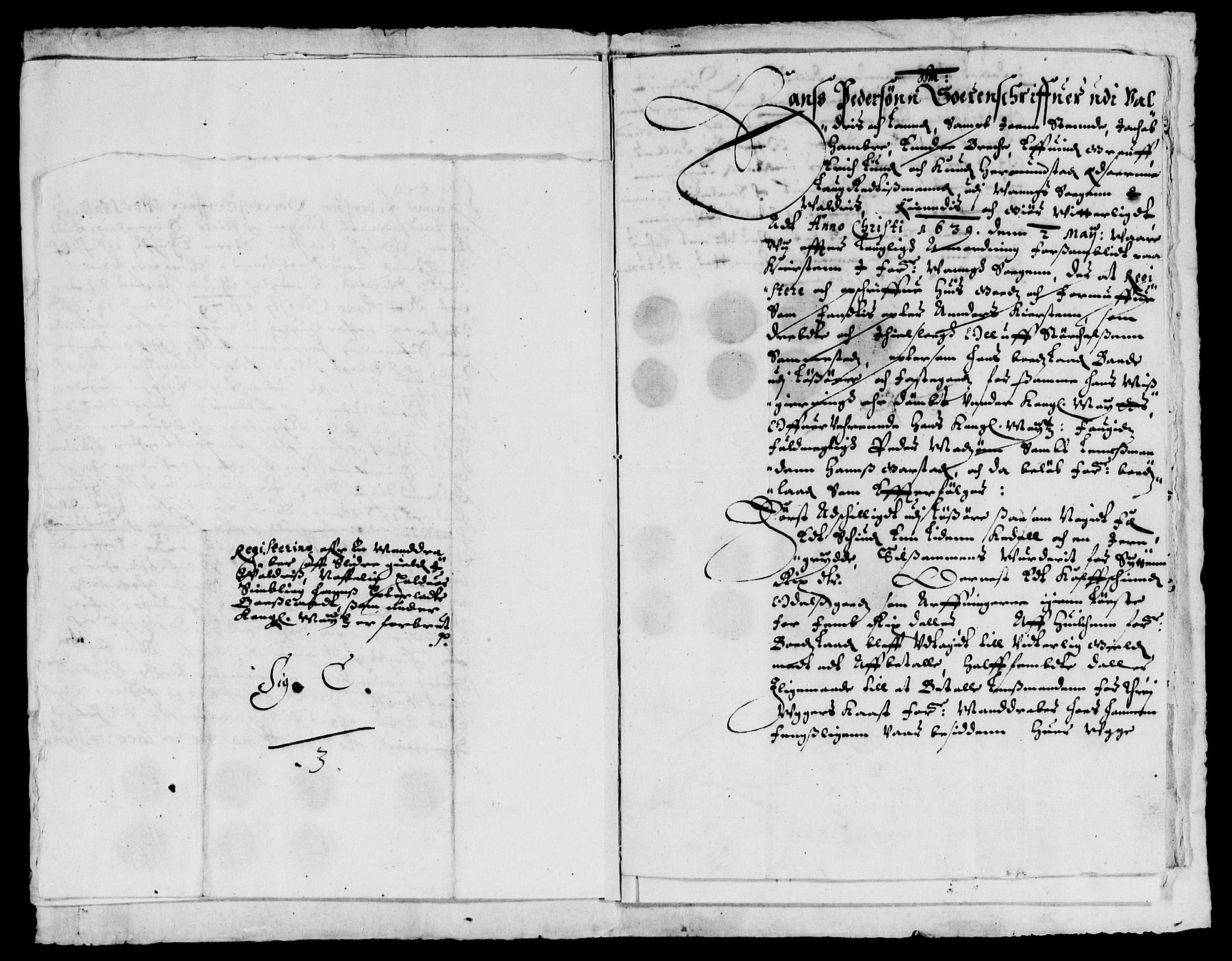 Rentekammeret inntil 1814, Reviderte regnskaper, Lensregnskaper, AV/RA-EA-5023/R/Rb/Rba/L0145: Akershus len, 1639-1640