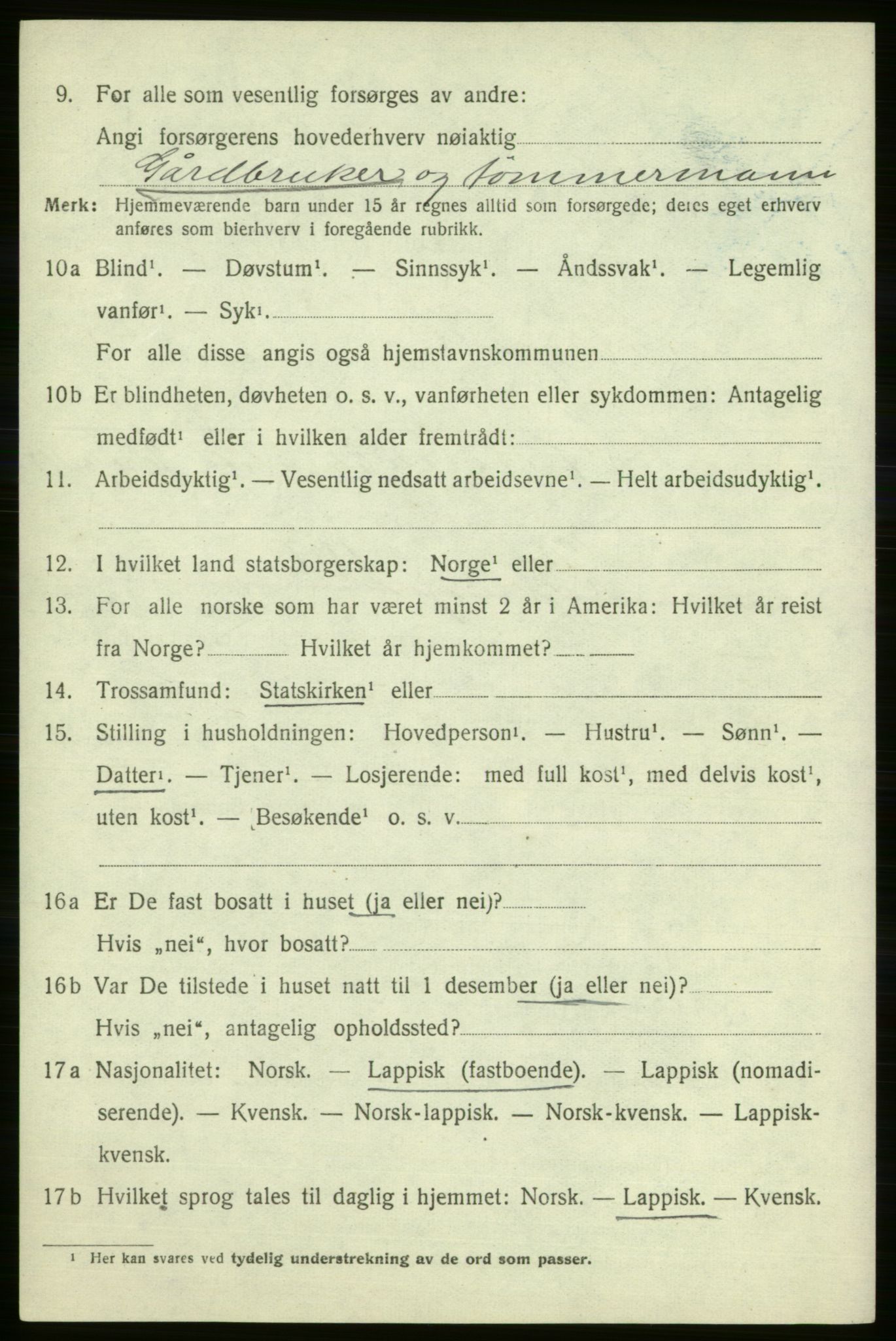 SATØ, Folketelling 1920 for 2021 Karasjok herred, 1920, s. 625