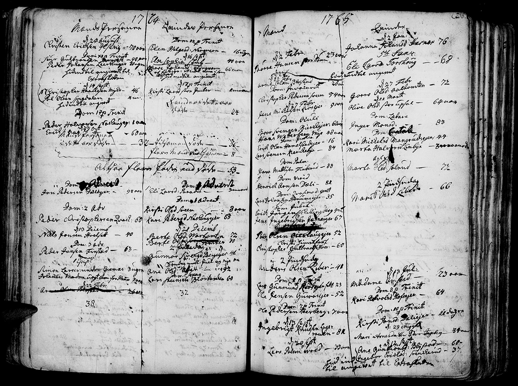 Vang prestekontor, Hedmark, AV/SAH-PREST-008/H/Ha/Haa/L0003: Ministerialbok nr. 3, 1734-1809, s. 258