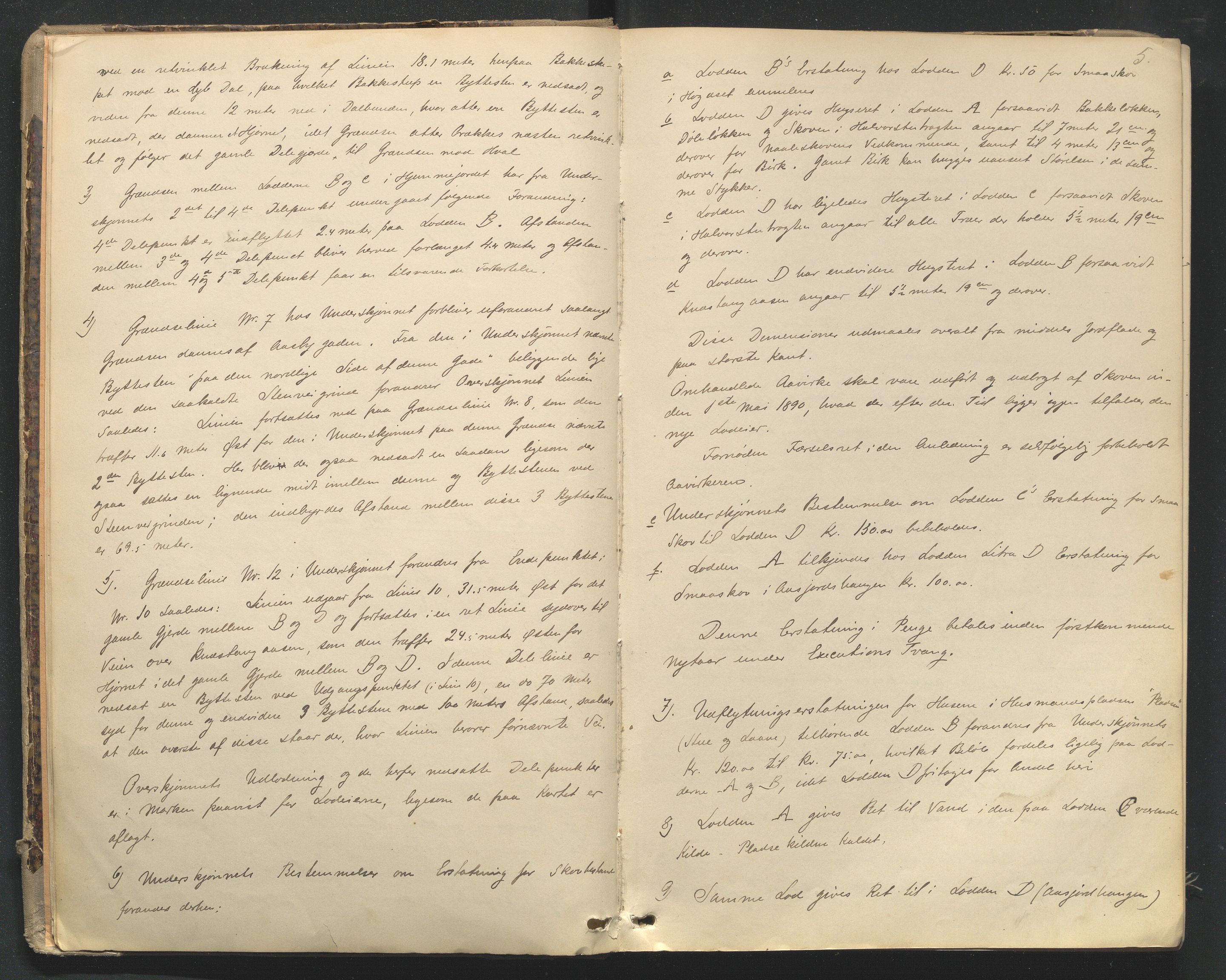 Utskiftningsformannen i Oppland fylke, AV/SAH-JORDSKIFTEO-001/H/Ha/Hag/L0004/0002: Forhandlingsprotokoller / Forhandlingsprotokoll - Valdres, Hadeland og Land, 1889-1894, s. 5