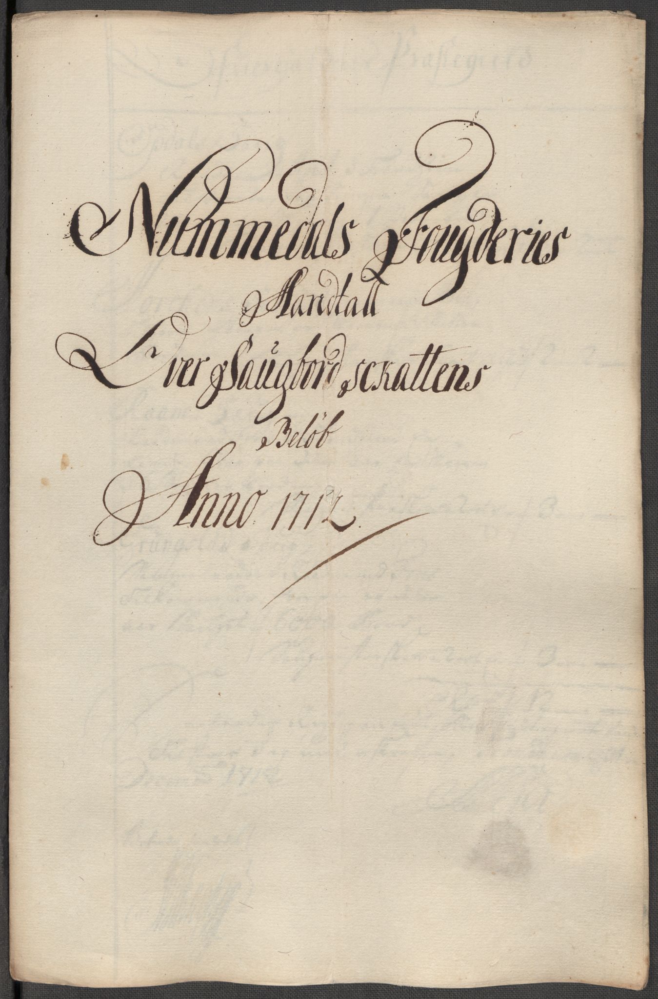 Rentekammeret inntil 1814, Reviderte regnskaper, Fogderegnskap, RA/EA-4092/R64/L4433: Fogderegnskap Namdal, 1712, s. 114