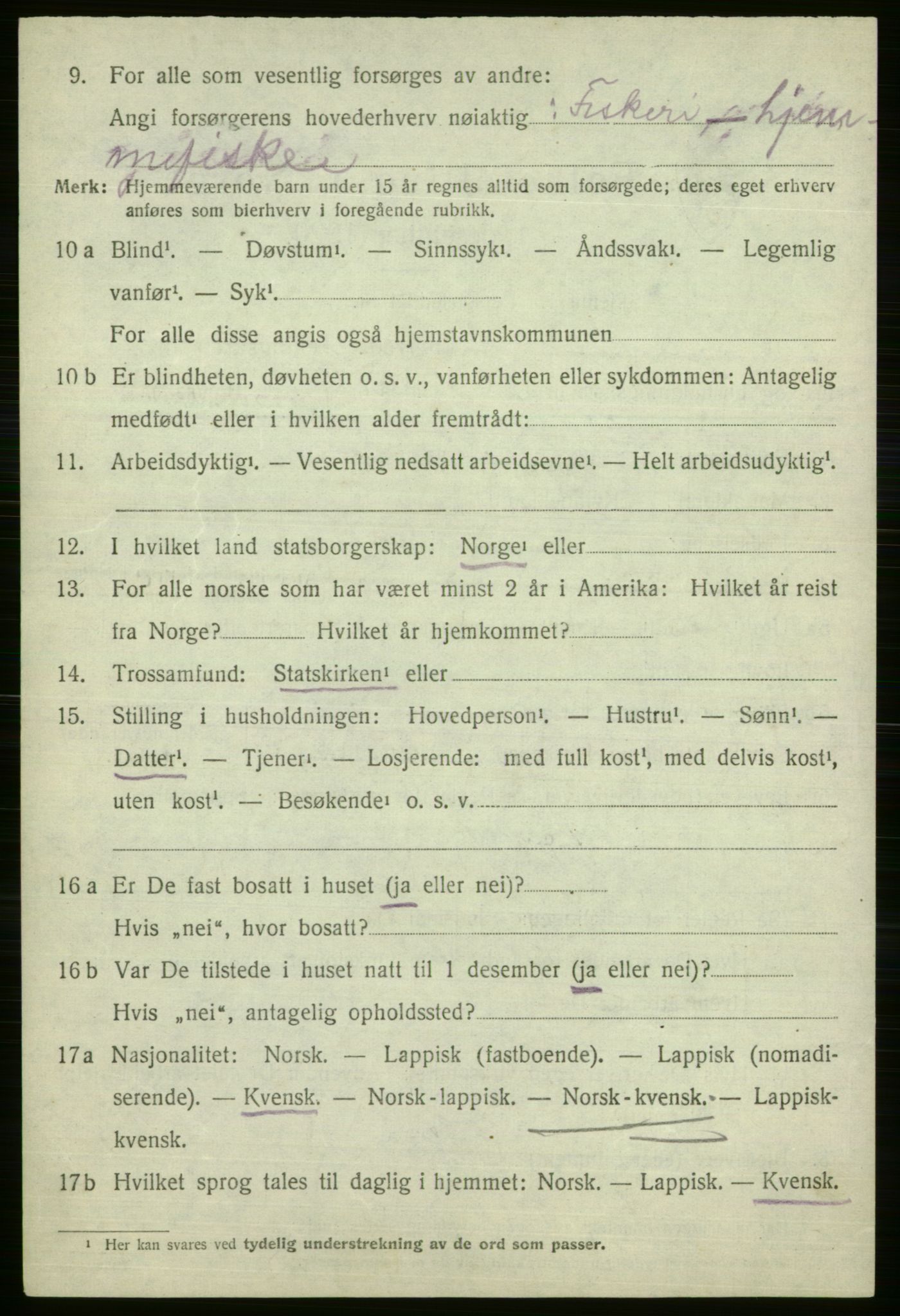 SATØ, Folketelling 1920 for 2030 Sør-Varanger herred, 1920, s. 1407