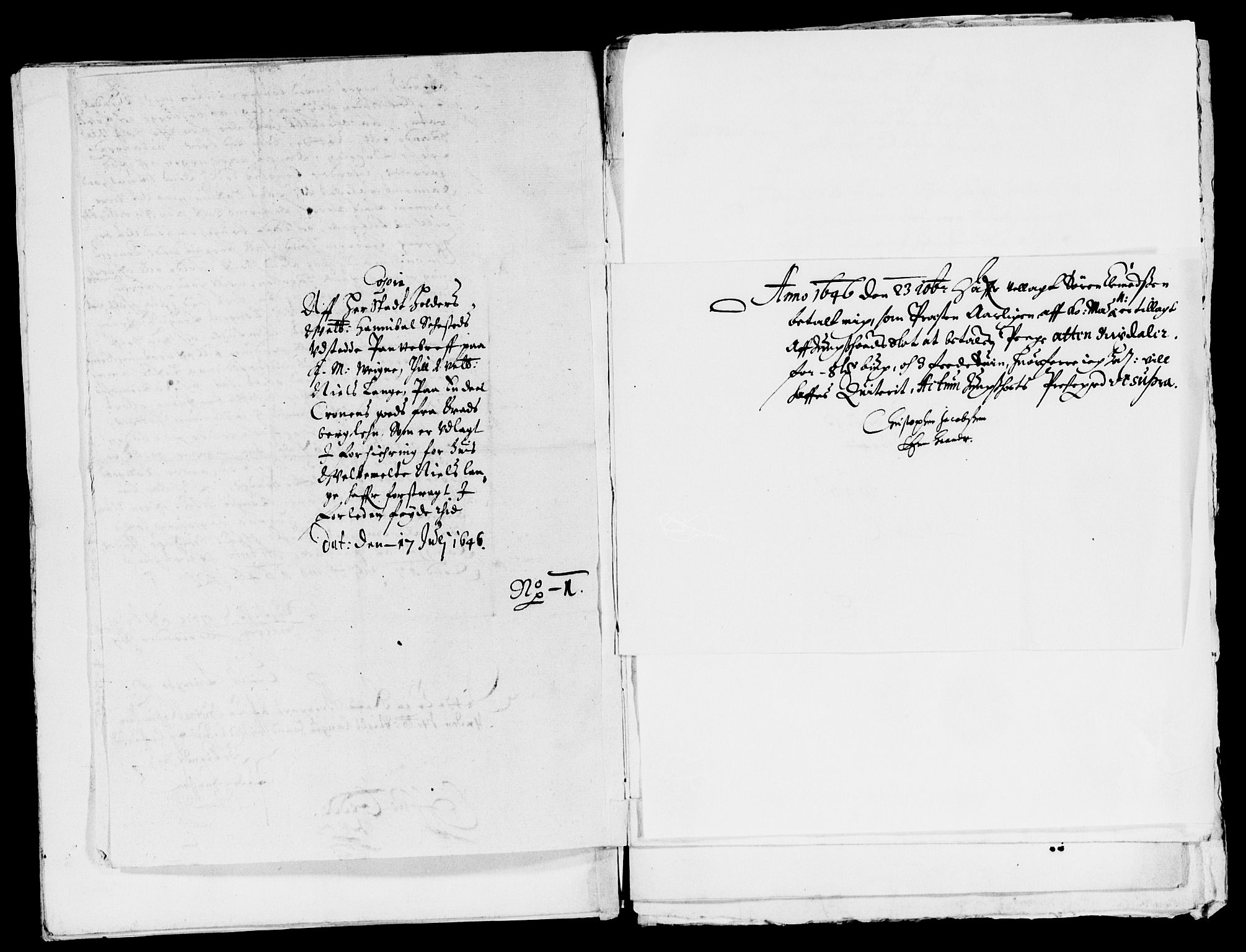 Rentekammeret inntil 1814, Reviderte regnskaper, Lensregnskaper, AV/RA-EA-5023/R/Rb/Rbp/L0032: Bratsberg len, 1645-1647