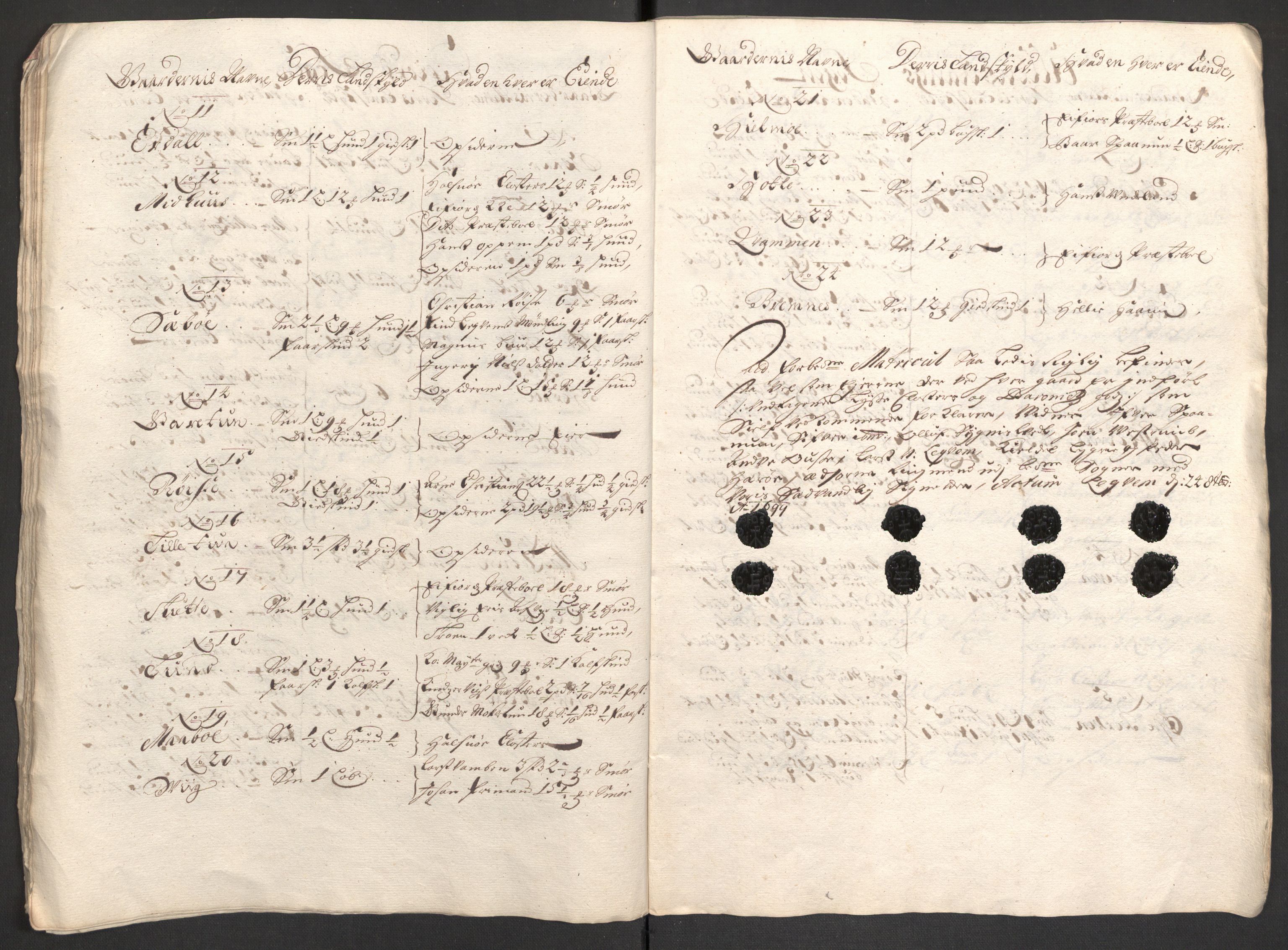 Rentekammeret inntil 1814, Reviderte regnskaper, Fogderegnskap, AV/RA-EA-4092/R48/L2978: Fogderegnskap Sunnhordland og Hardanger, 1699, s. 214