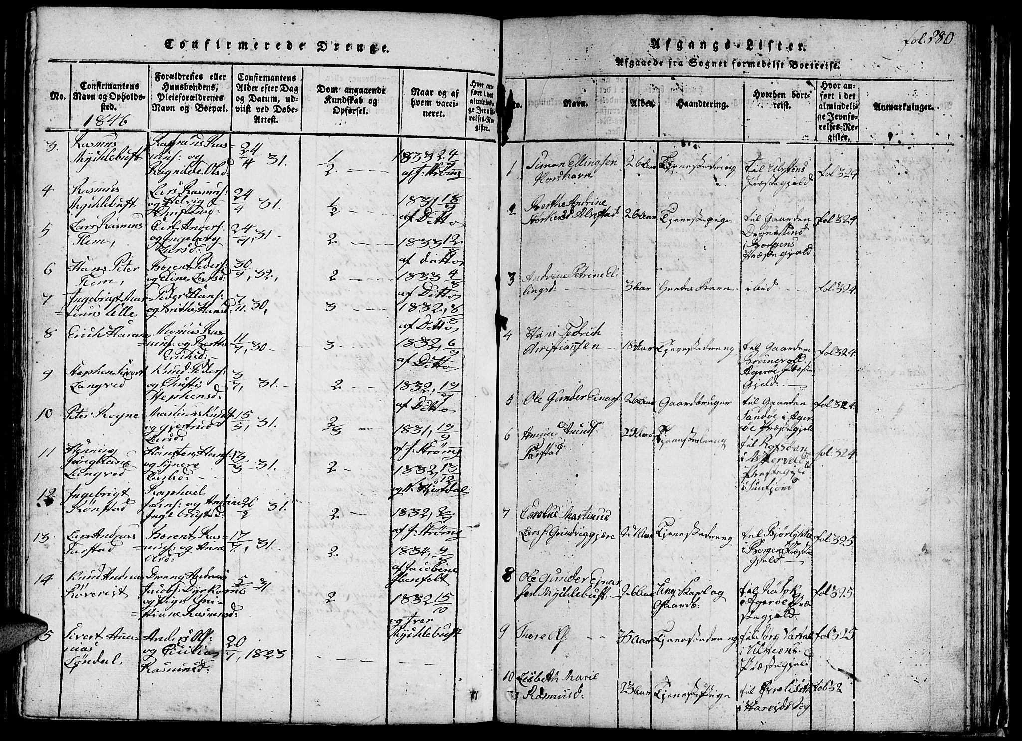 Ministerialprotokoller, klokkerbøker og fødselsregistre - Møre og Romsdal, AV/SAT-A-1454/536/L0506: Klokkerbok nr. 536C01, 1818-1859, s. 280