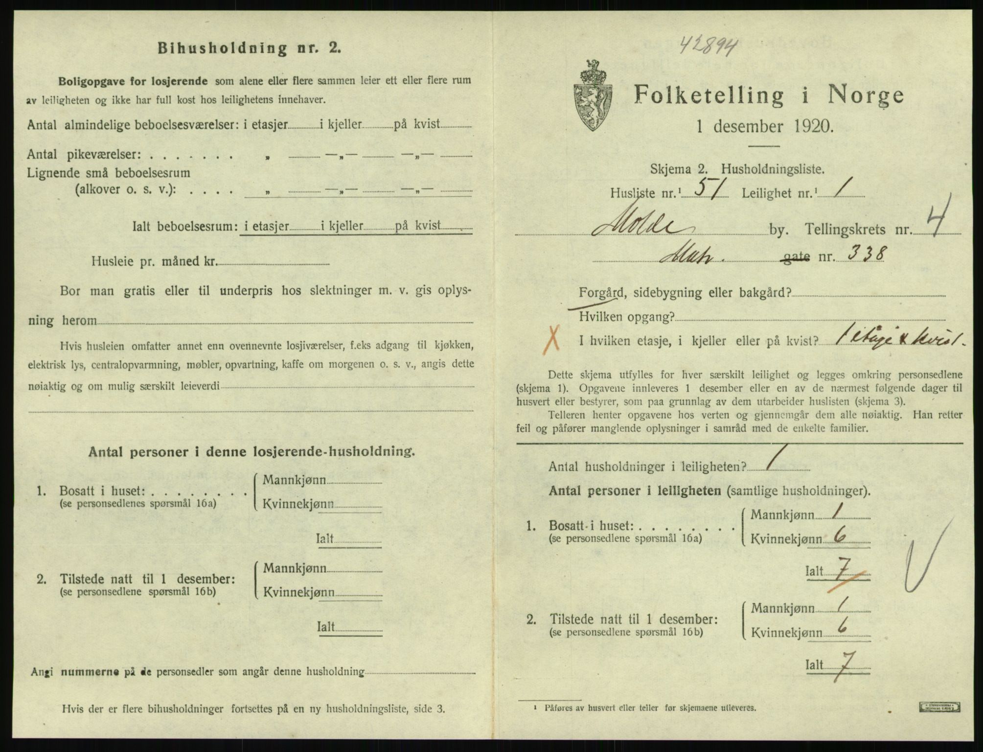 SAT, Folketelling 1920 for 1502 Molde kjøpstad, 1920, s. 1655